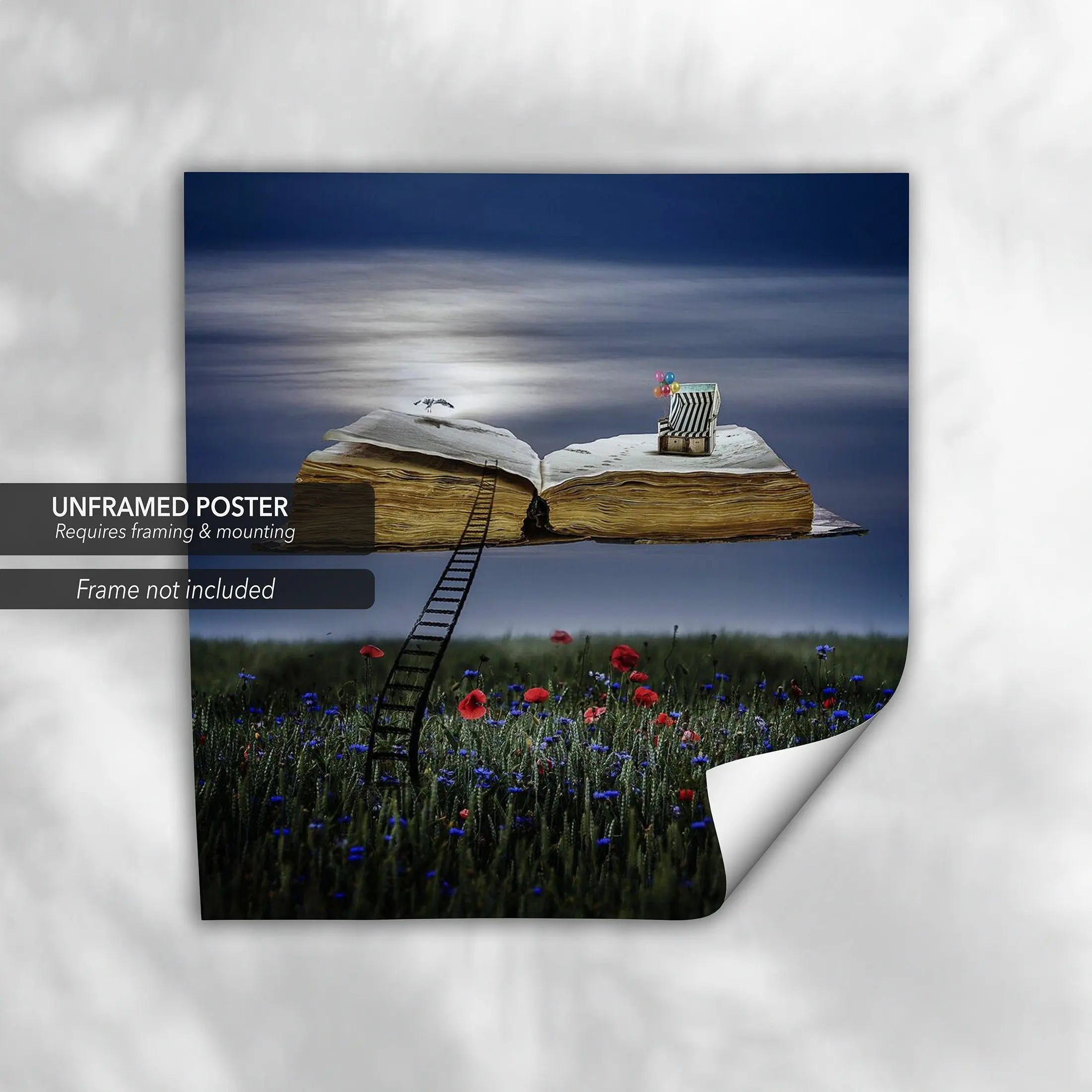Modern Switchen Book Art Canvas Wall Art | Poster Print - Canvastoria