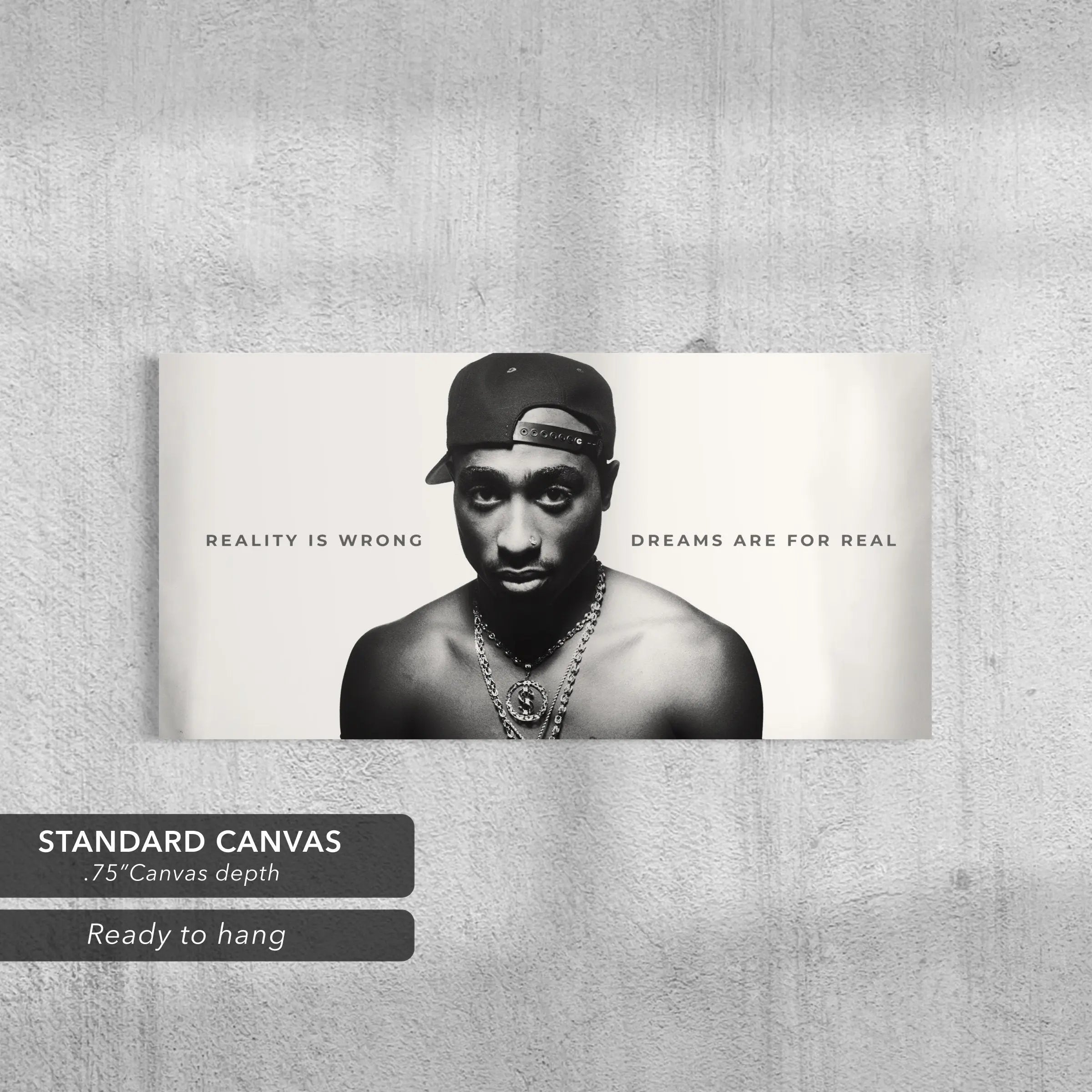 2PAC Reality Is Wrong Canvas Art | Poster Print - Canvastoria