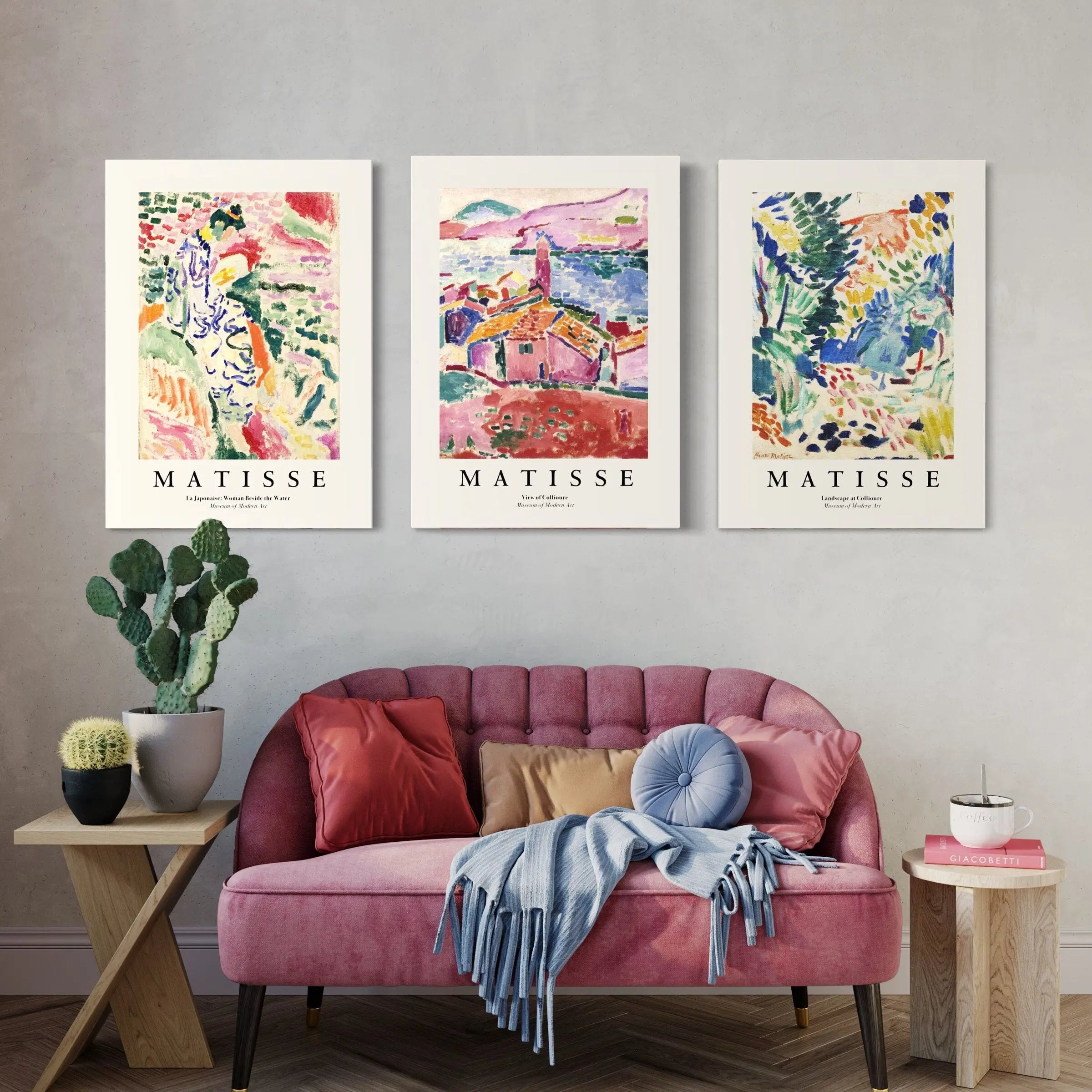 Henri Matisse Set Of 3 Canvas Art | Poster Print - Canvastoria