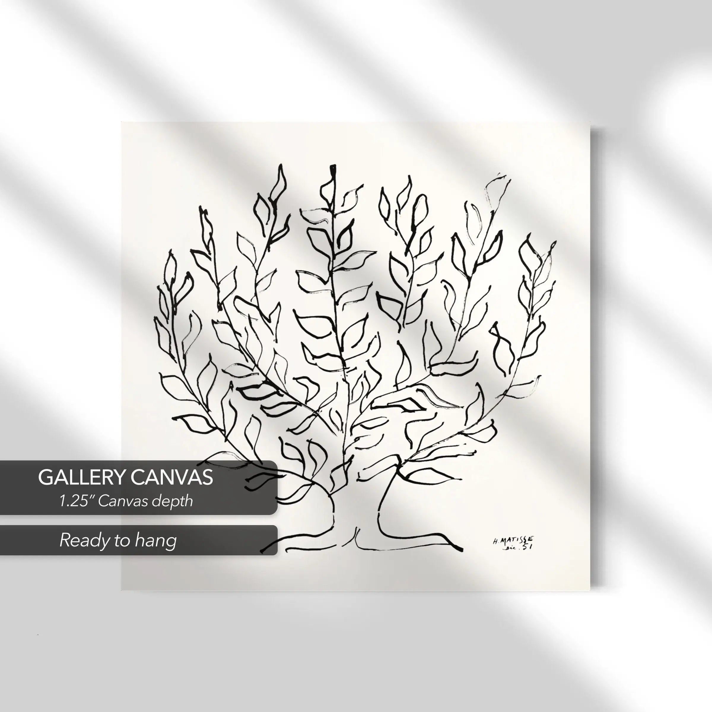 Henri Matisse 'Le Platane' Canvas Art | Poster Print - Canvastoria