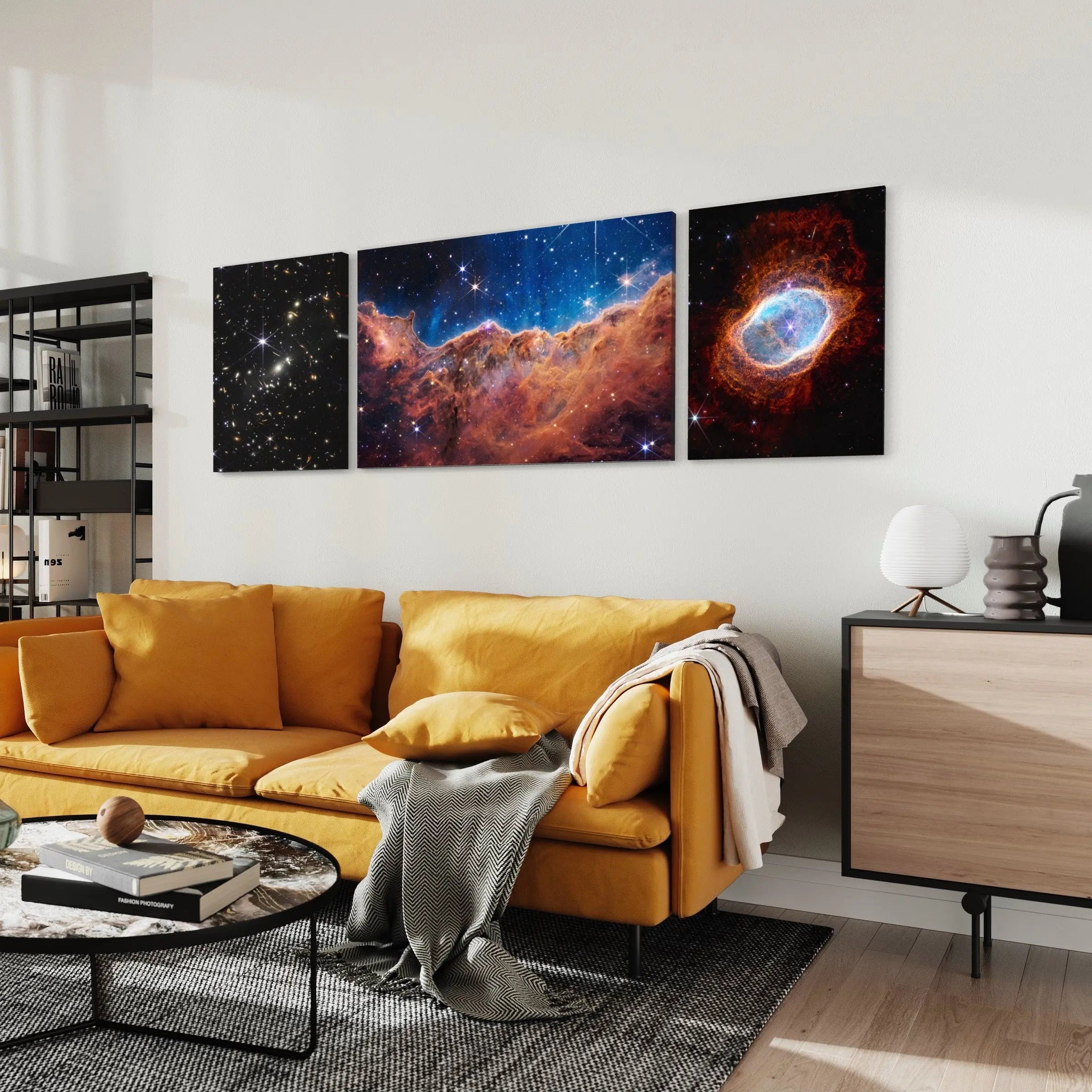 James Webb Set Of 3 Canvas Art | Poster Print - Canvastoria