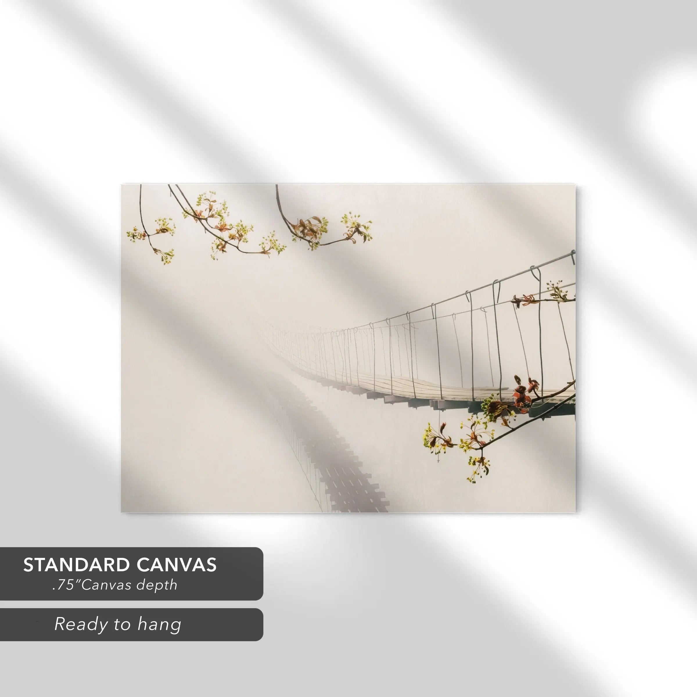 Rope Bridge Canvas Canvas Art | Poster Print - Canvastoria