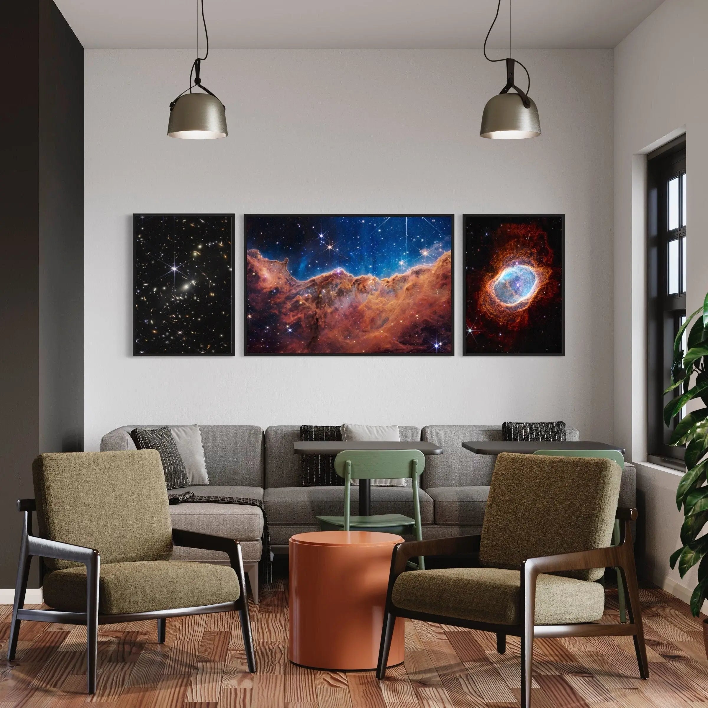 James Webb Set Of 3 Canvas Art | Poster Print - Canvastoria