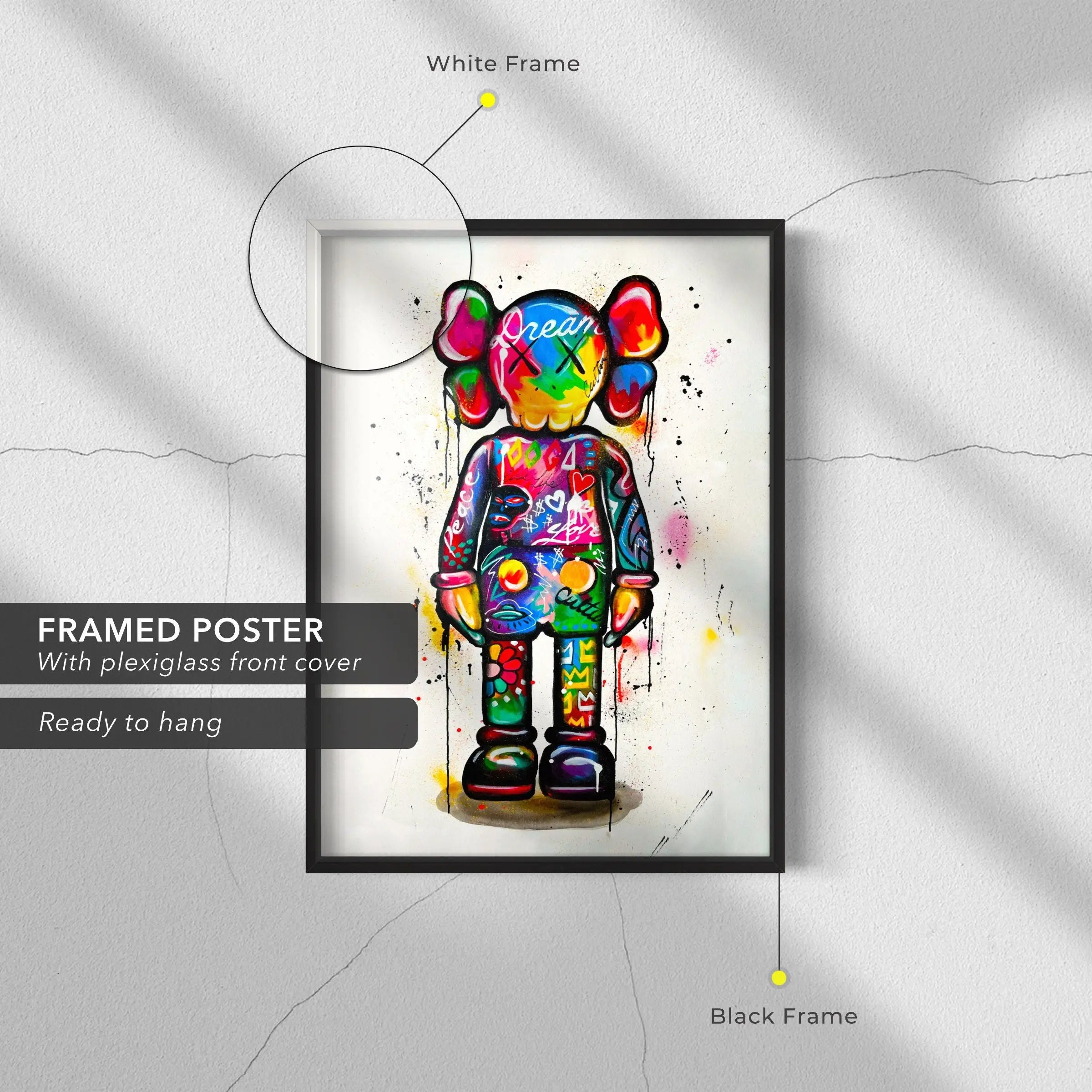 Kaws Companion Figure Canvas Art | Poster Print - Canvastoria