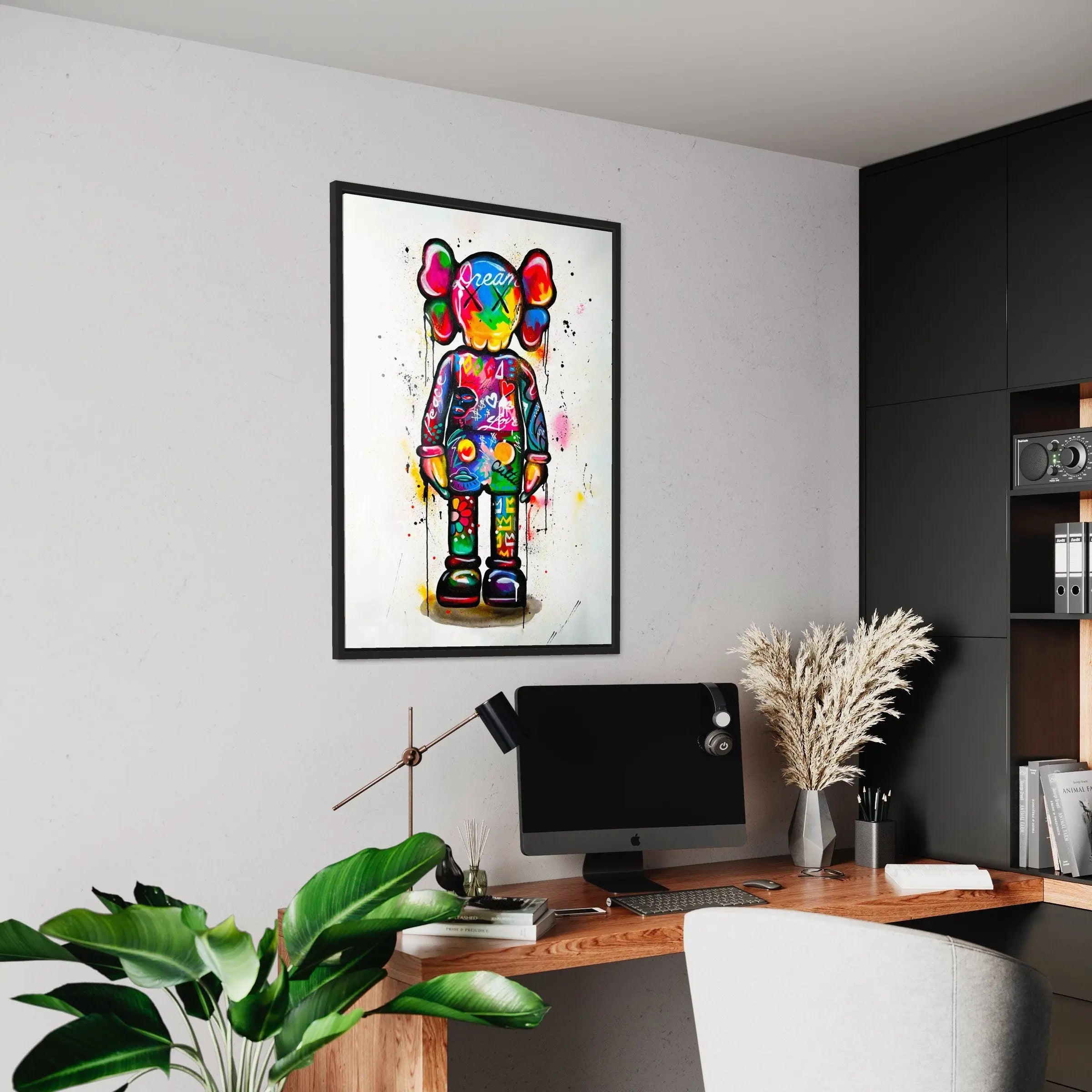 Kaws Companion Figure Canvas Art | Poster Print - Canvastoria