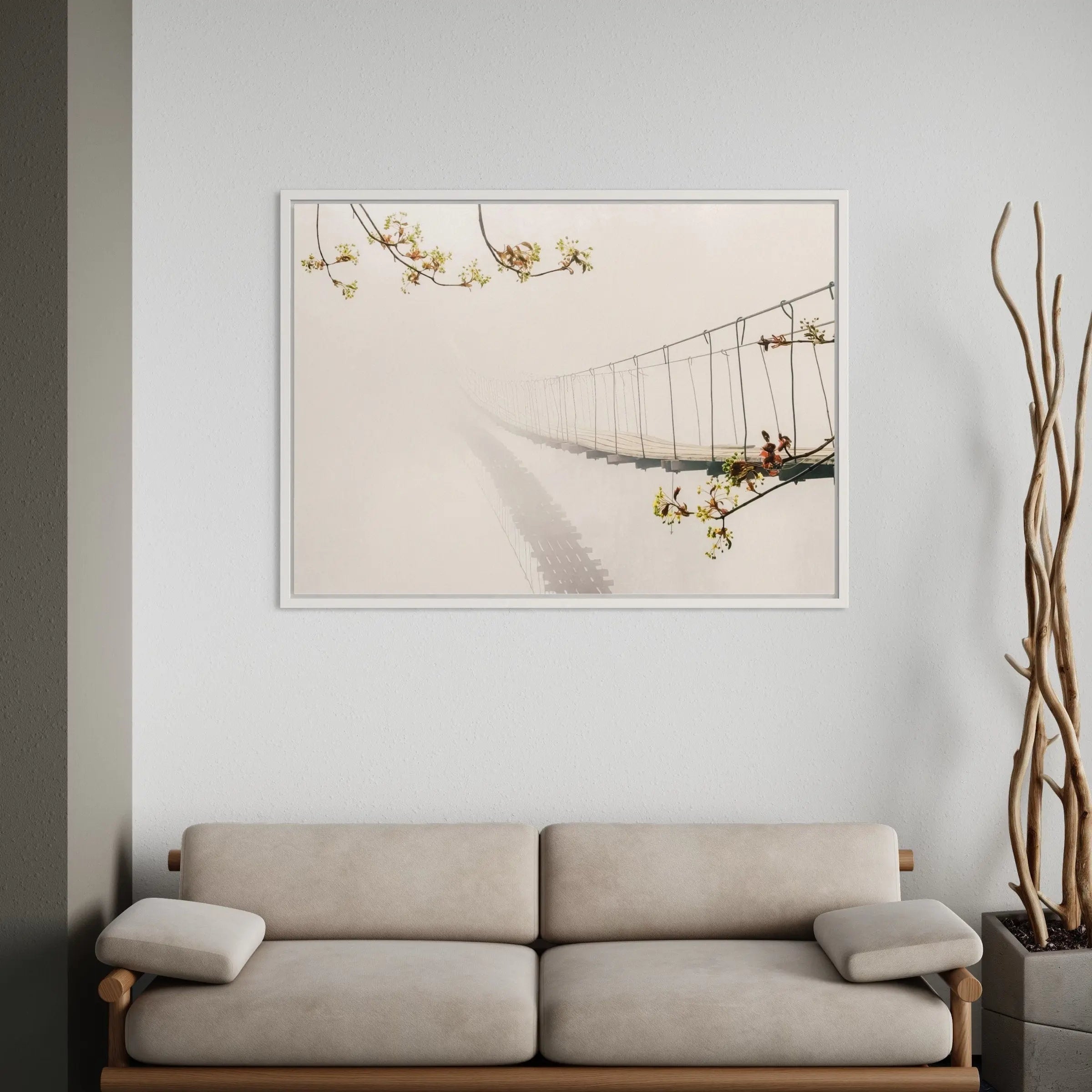Rope Bridge Canvas Canvas Art | Poster Print - Canvastoria