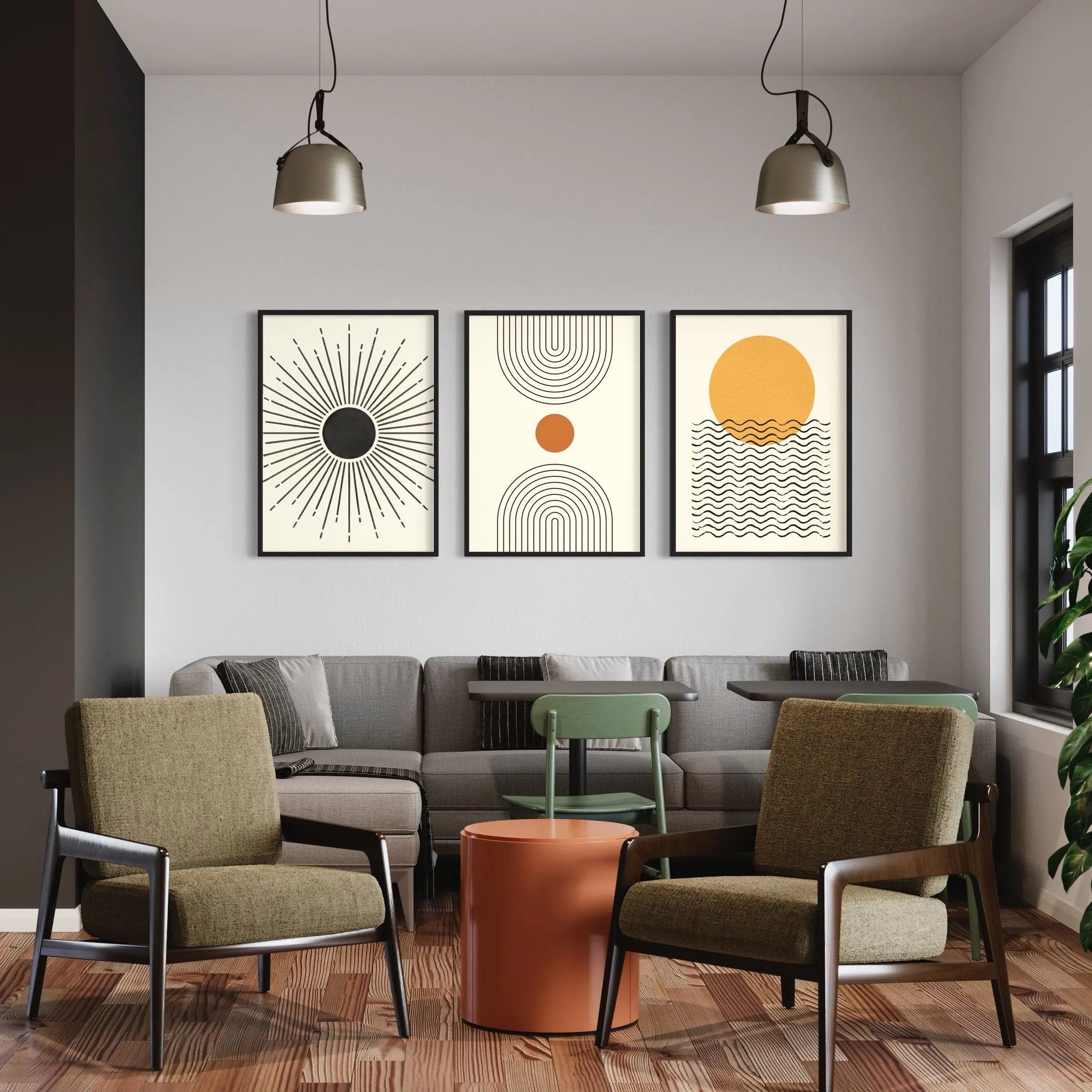 Boho Set of 3 Canvas Art | Poster Prints - Canvastoria