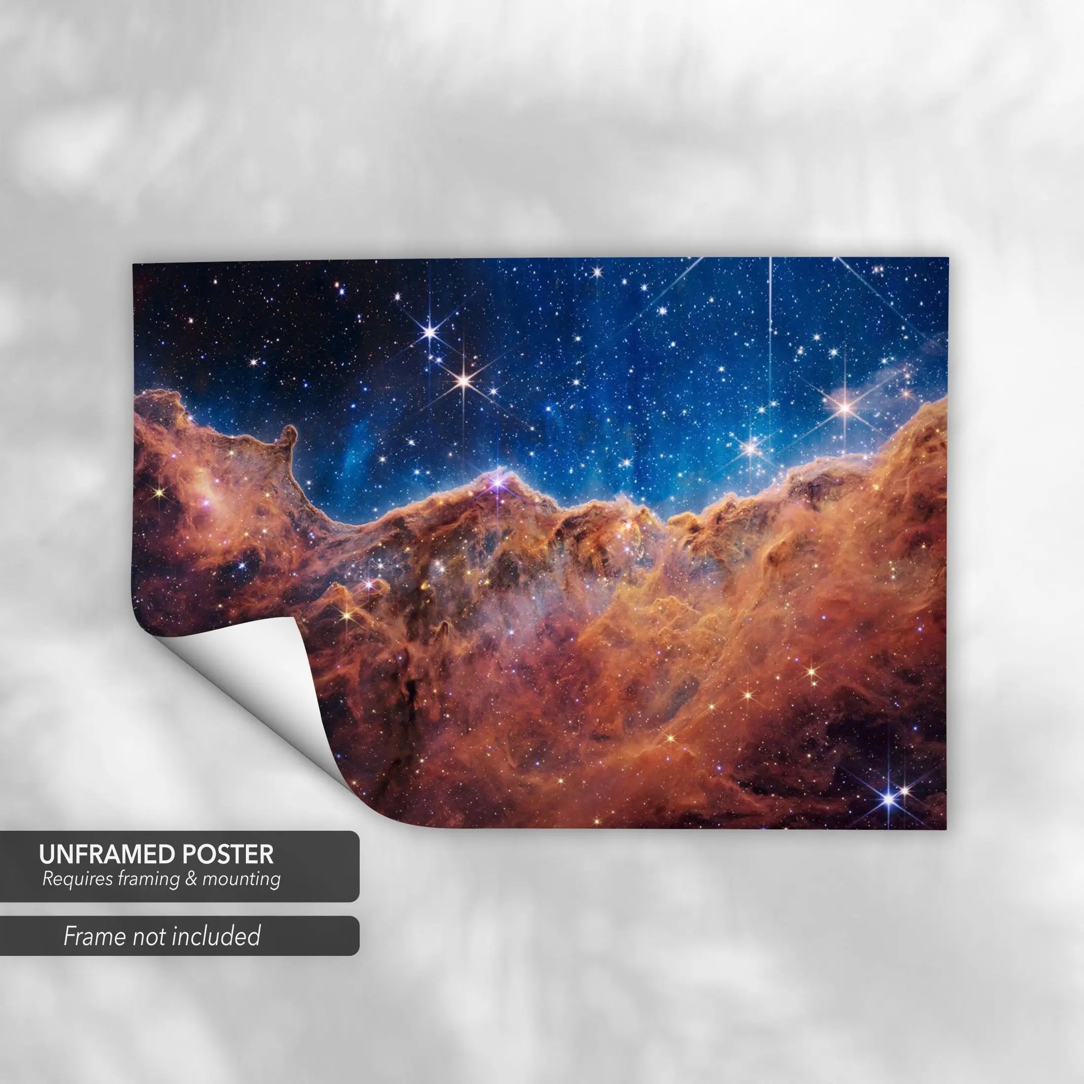 Cosmic Cliffs in the Carina Nebula Canvas Art | Poster Print - Canvastoria