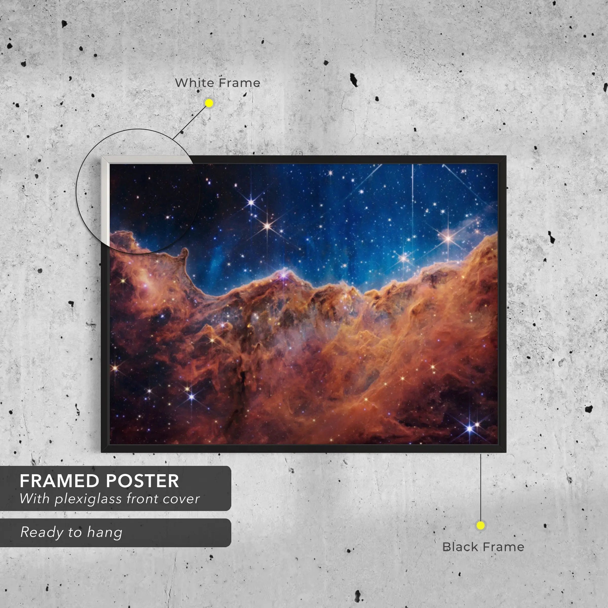 Cosmic Cliffs in the Carina Nebula Canvas Art | Poster Print - Canvastoria