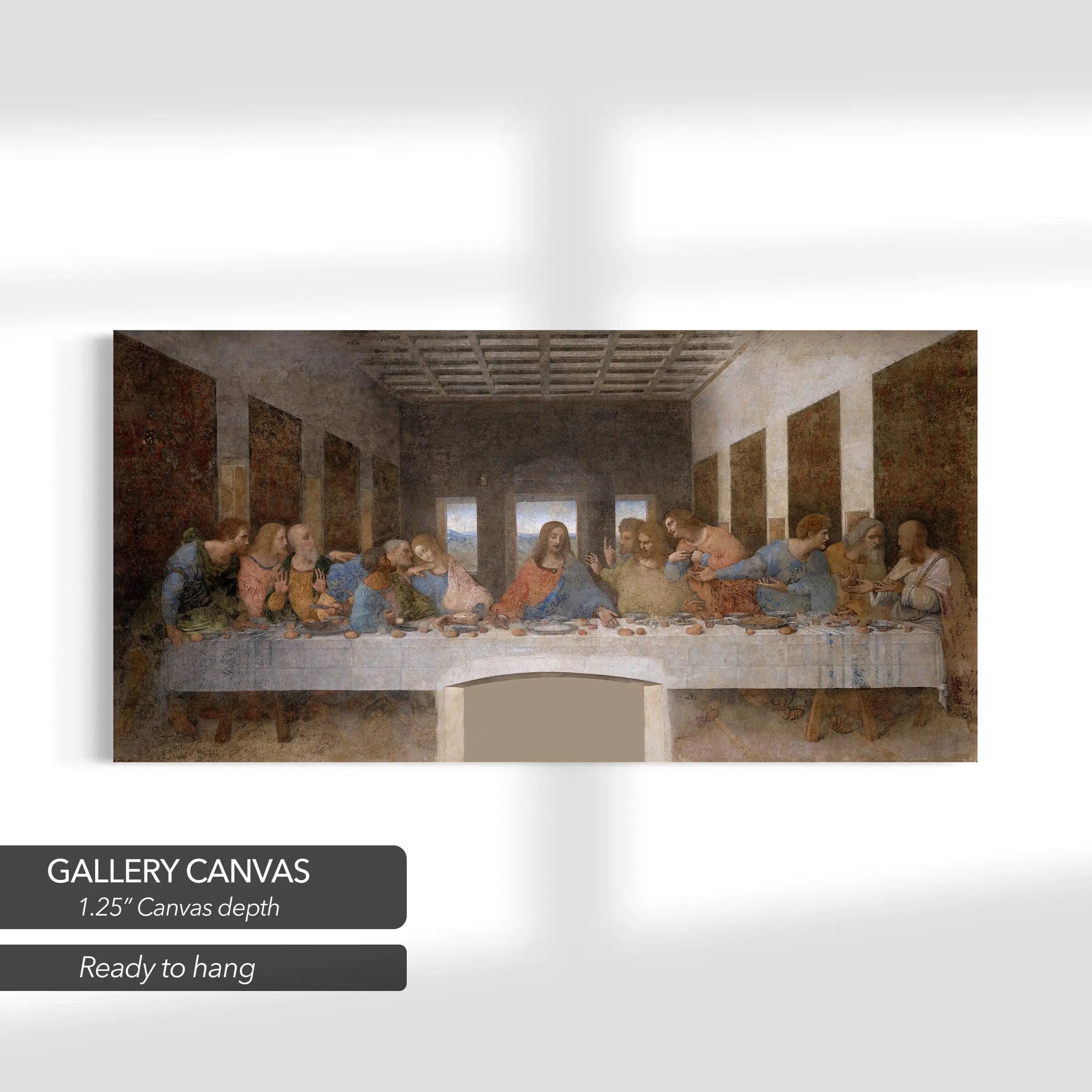 The Last Supper by Leonardo da Vinci Canvas Art | Poster Print Reproduction Canvastoria