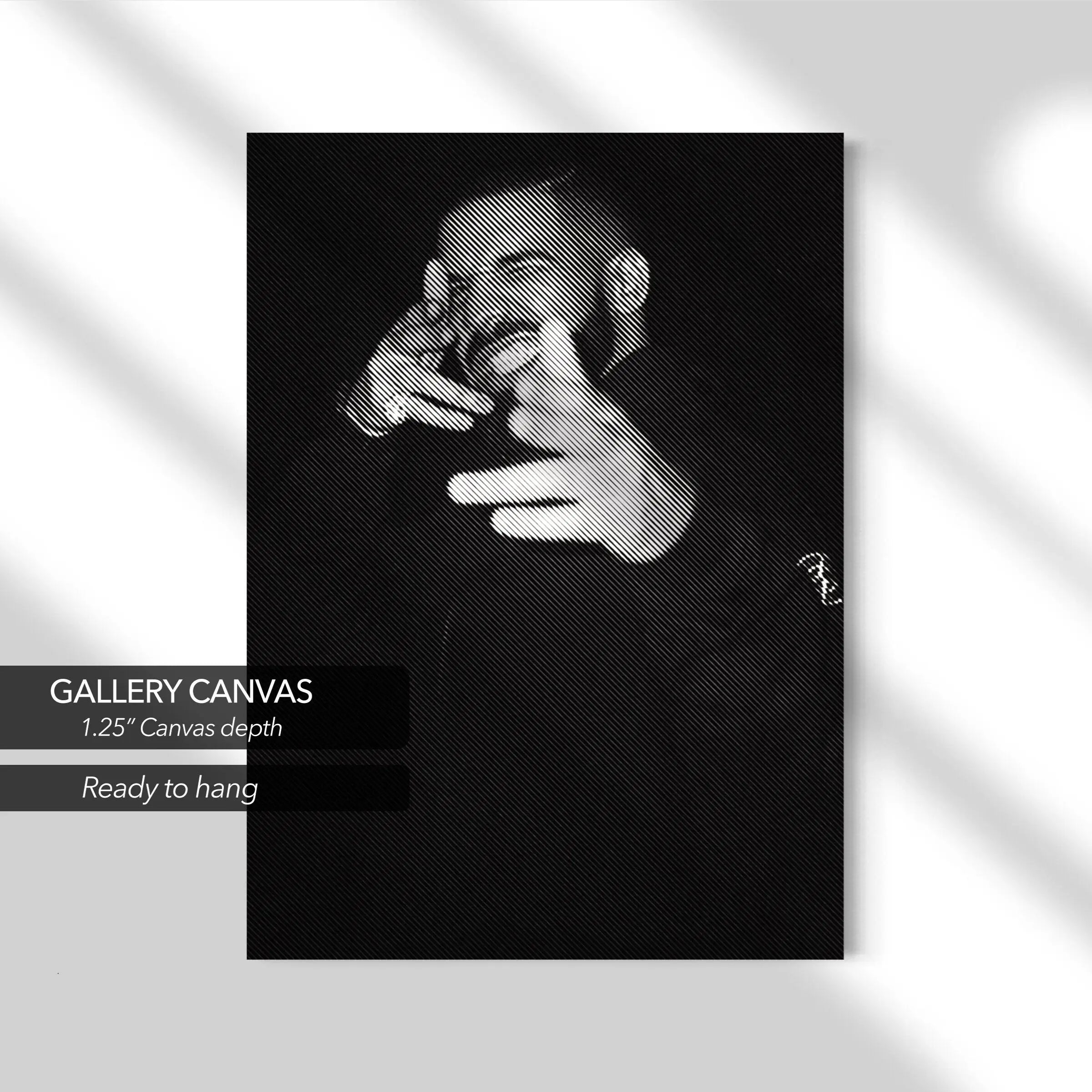 Drake Icon Portrait Canvas Art | Poster Print Canvastoria