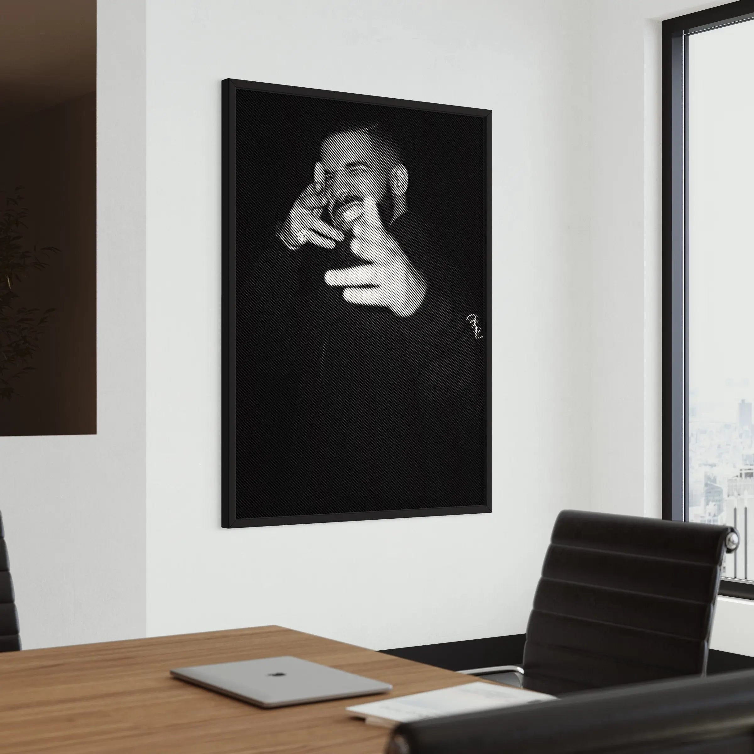 Drake Icon Portrait Canvas Art | Poster Print Canvastoria