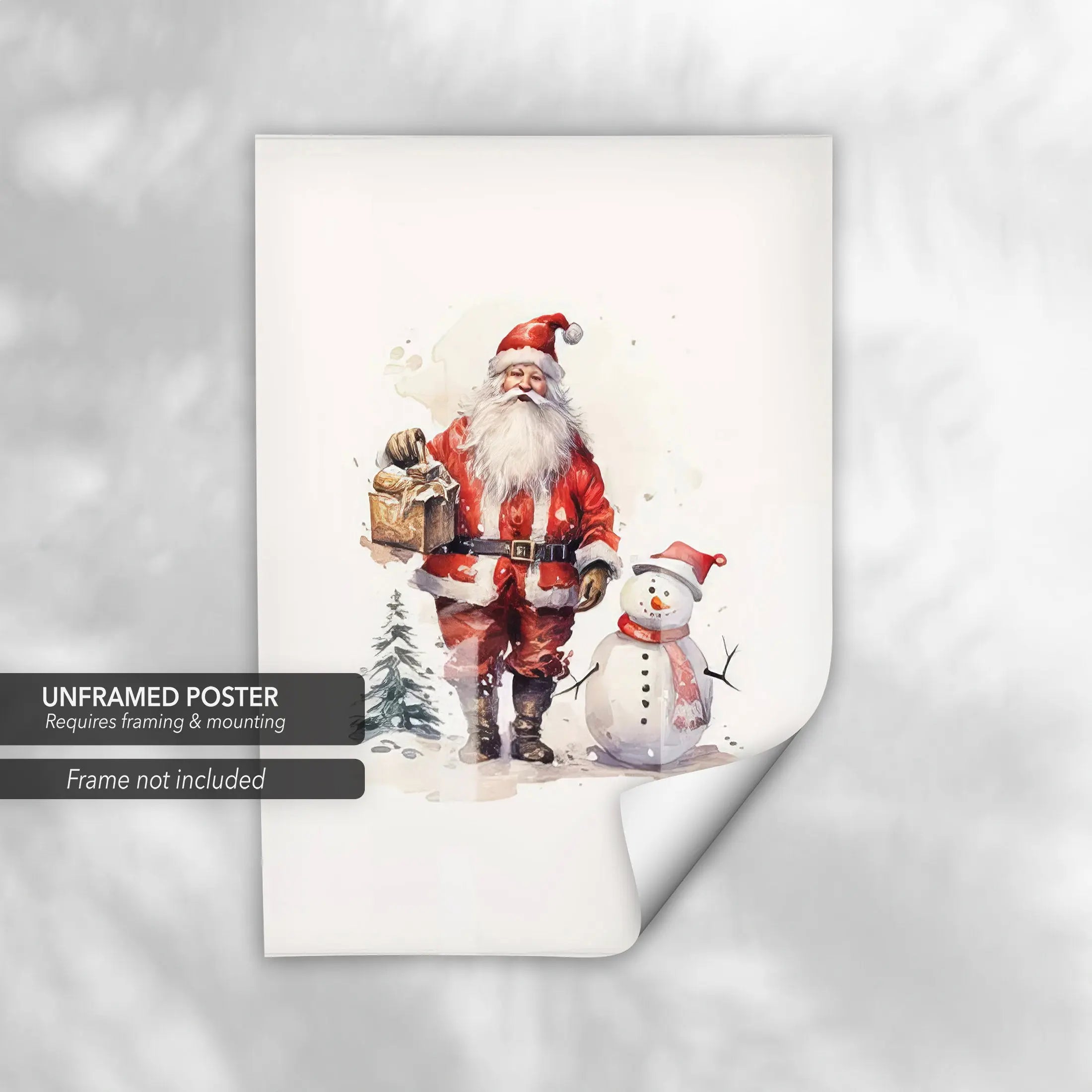 Christmas is Coming Set of 3 Canvas Art | Poster Print Canvastoria