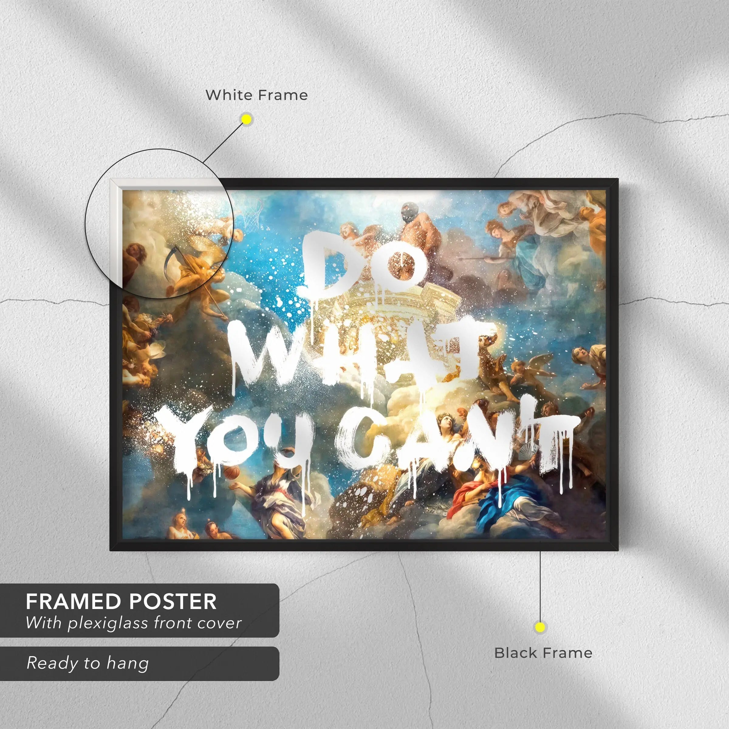 Do What You Can't - Motivational Quote Canvas Art | Poster Print Canvastoria