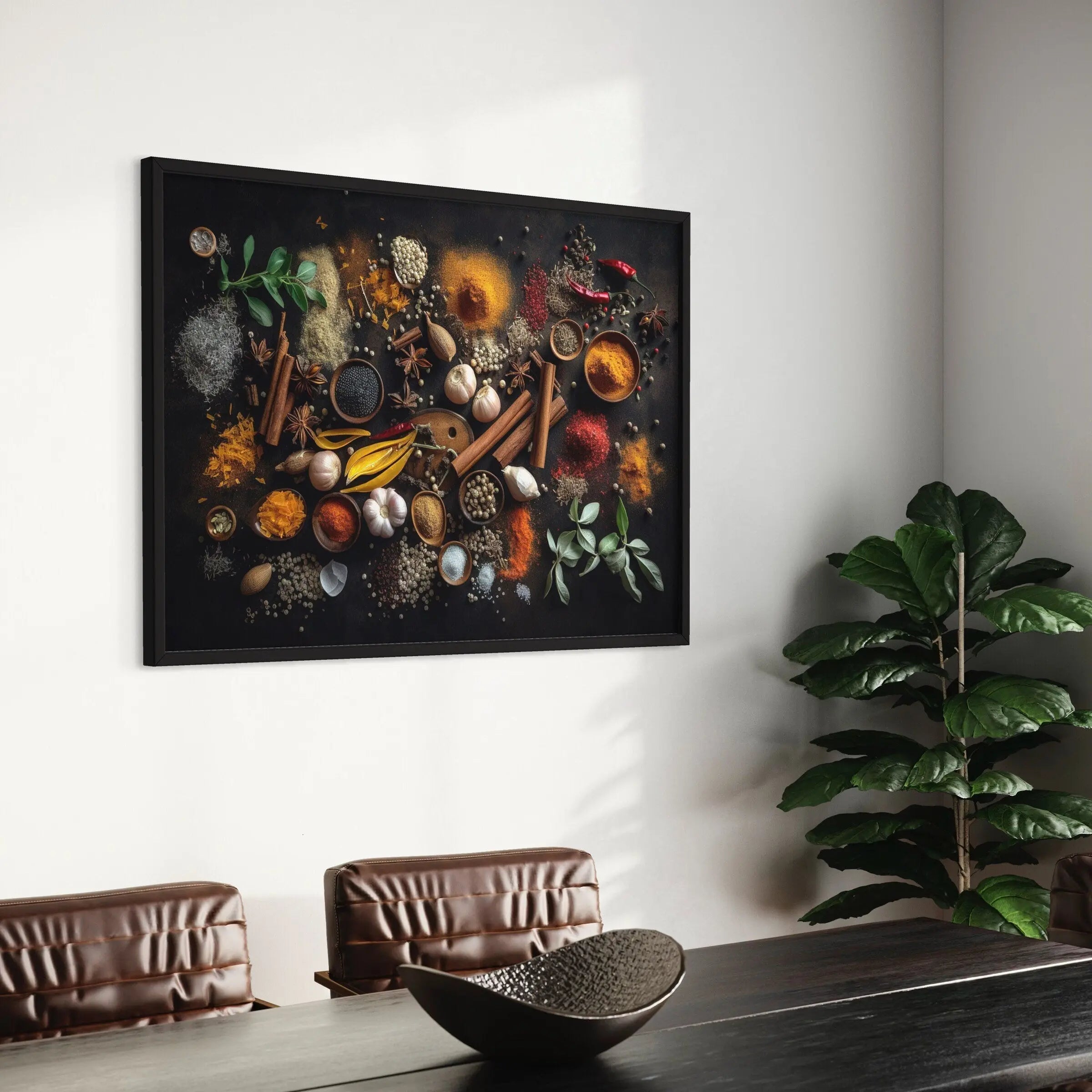 Colorful Spices Set - Canvas Wall Art | Poster Print Canvastoria