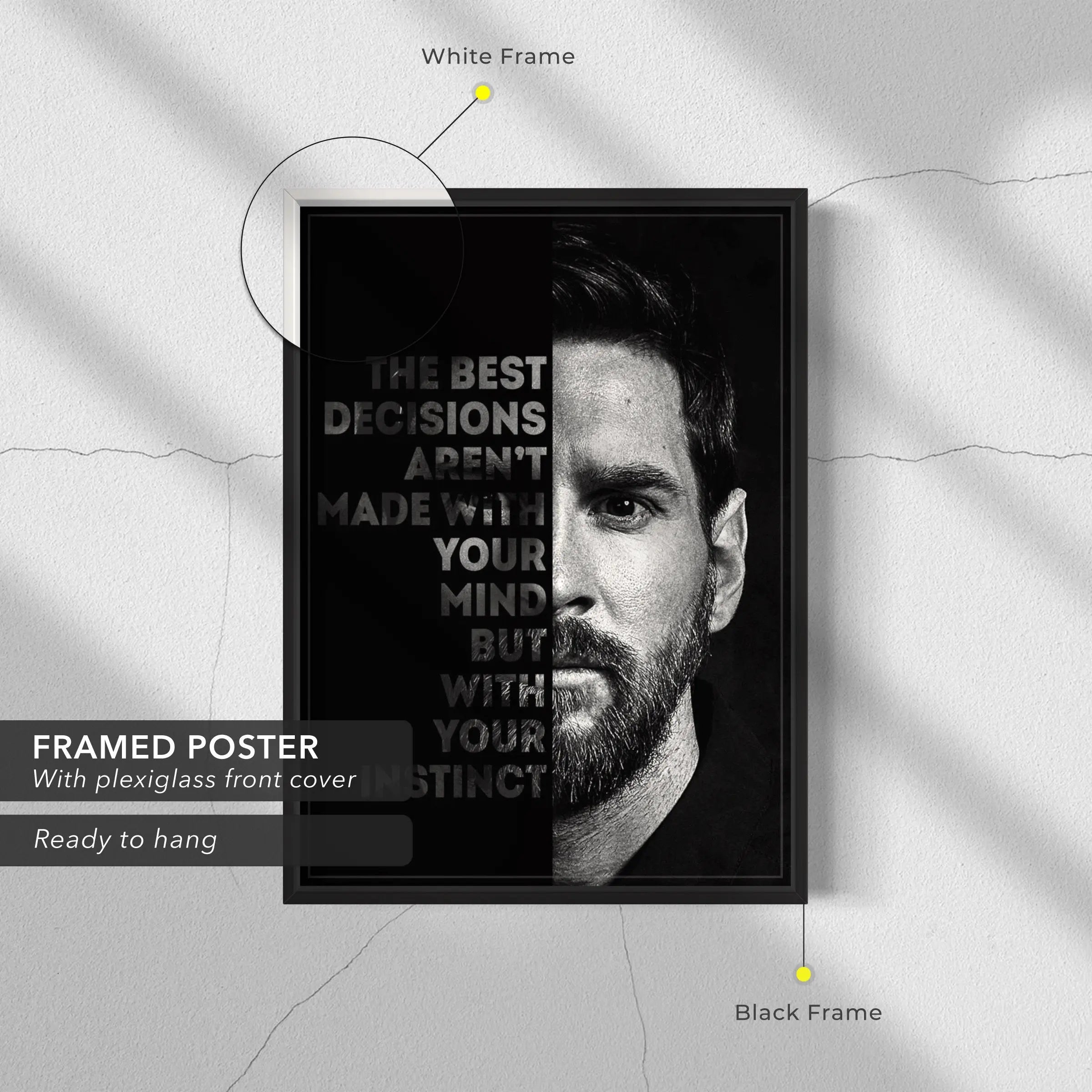 Score with Style: Messi 10 Canvas Art | Poster Print Canvastoria