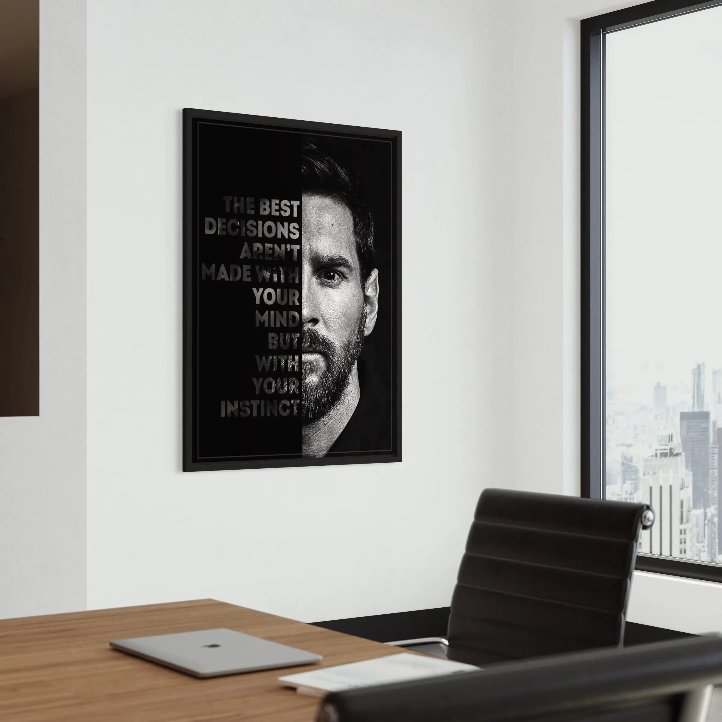 Score with Style: Messi 10 Canvas Art | Poster Print Canvastoria