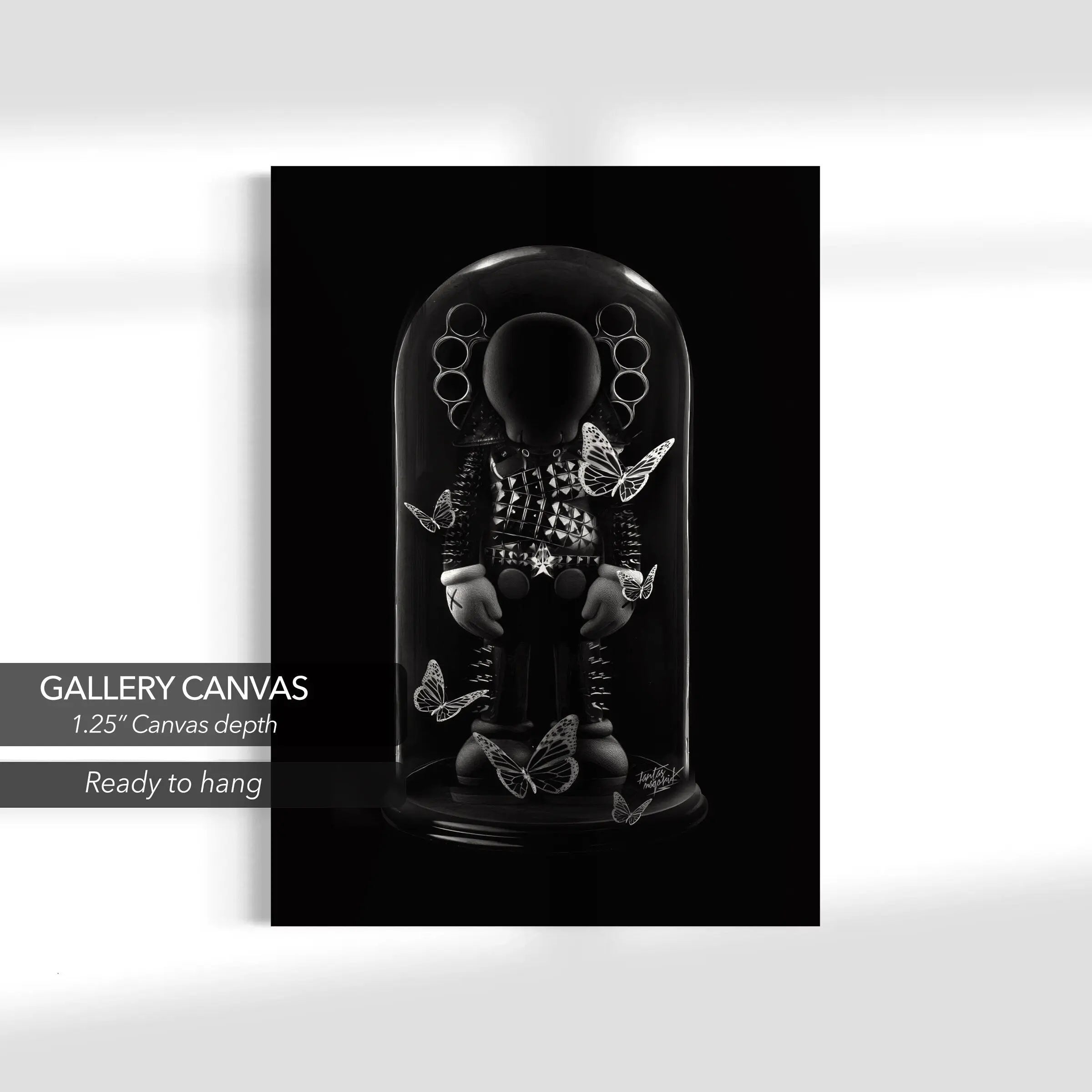 Kaws Black Companion Modern Canvas Art | Poster Print Canvastoria