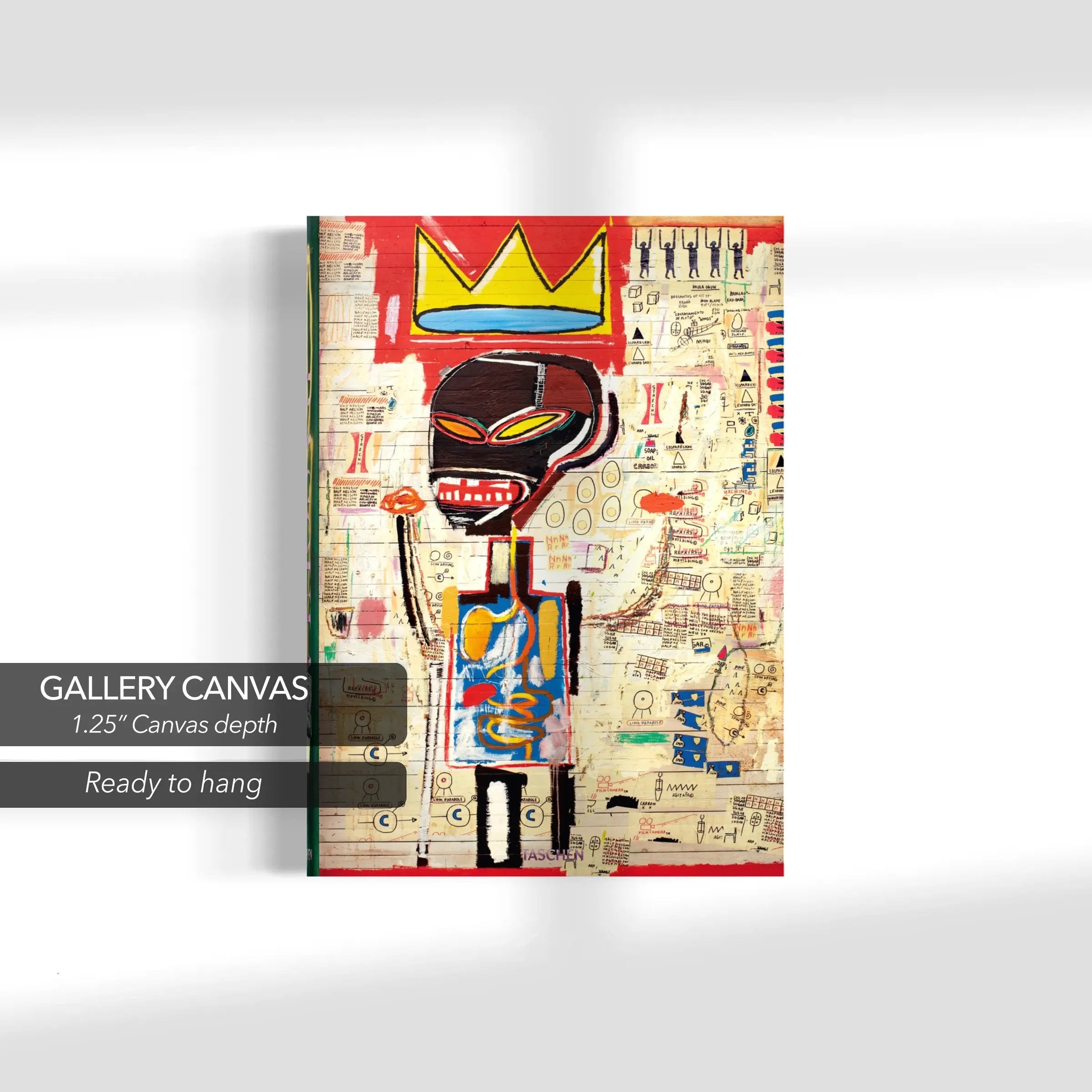Basquiat 40th Edition Canvas Art | Poster Print Canvastoria