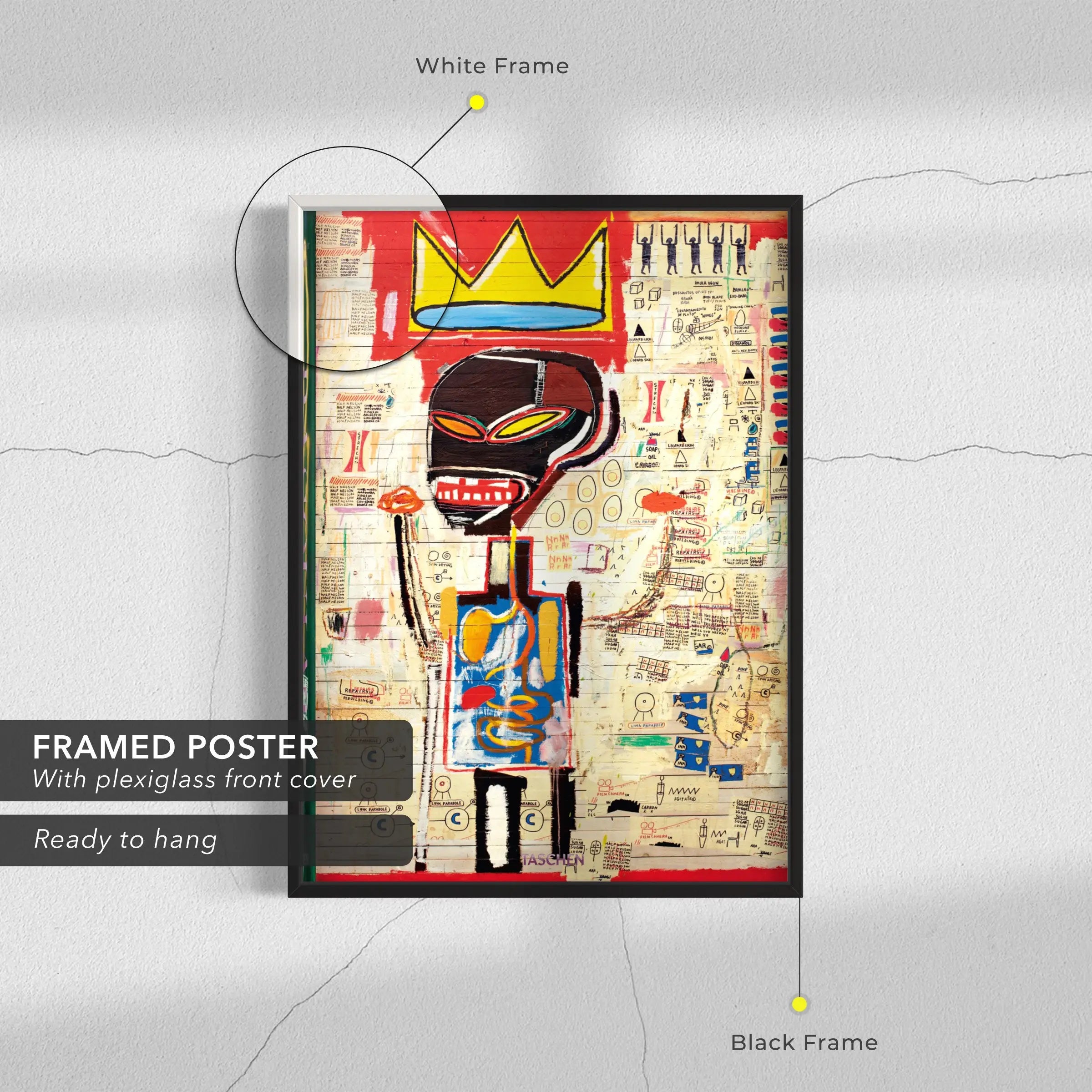 Basquiat 40th Edition Canvas Art | Poster Print Canvastoria
