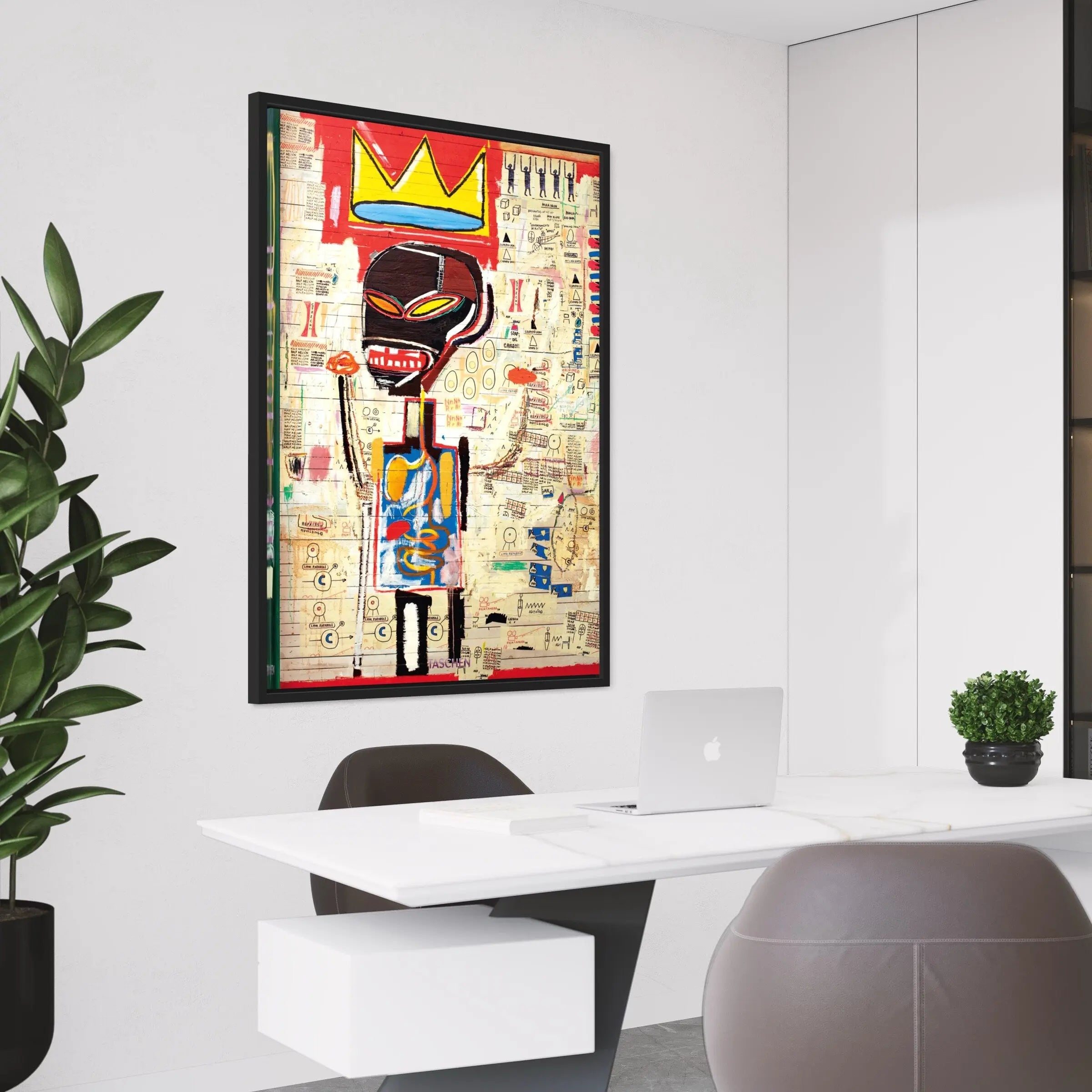Basquiat 40th Edition Canvas Art | Poster Print Canvastoria