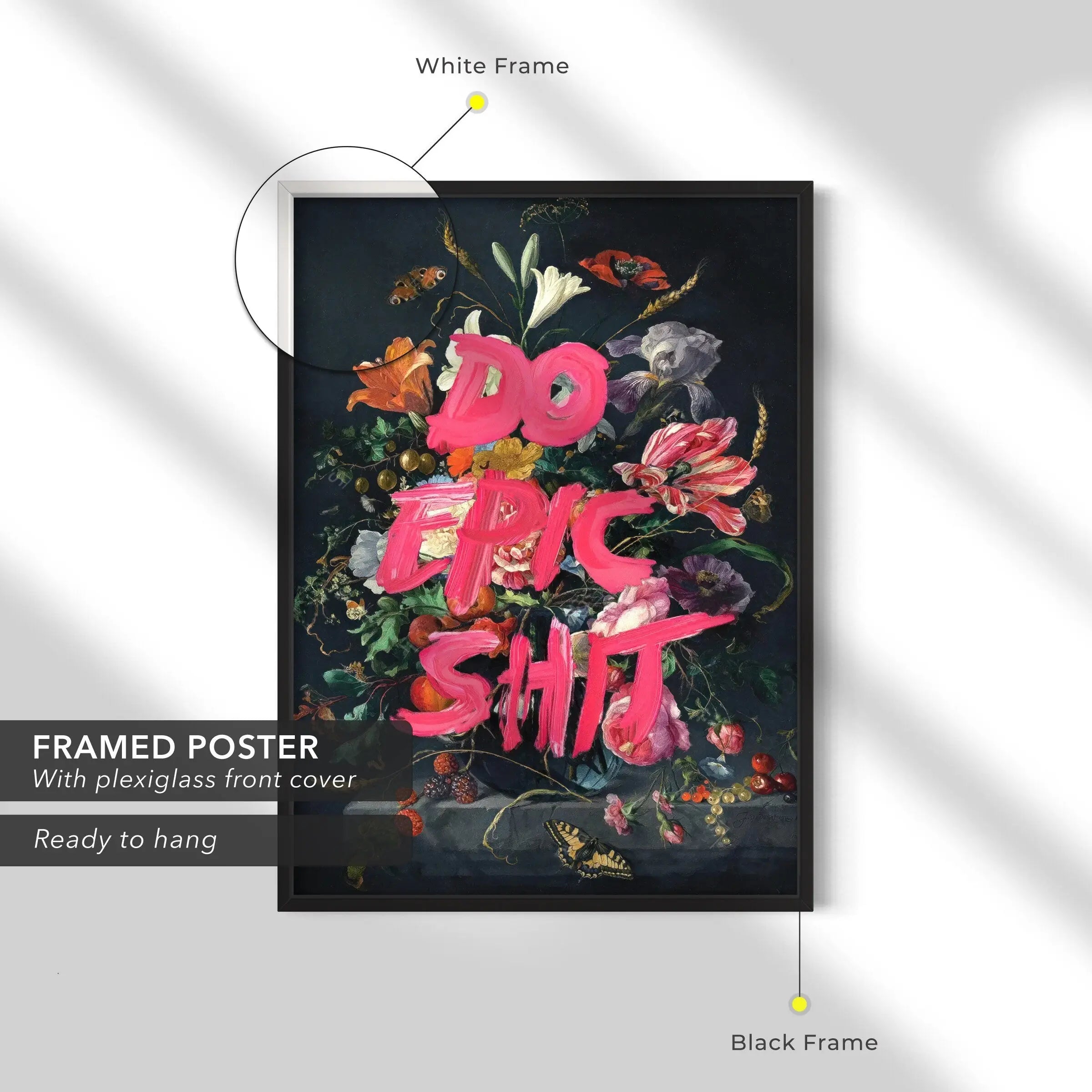 Do Epic Shit Motivational Quote Canvas Art | Poster Print Canvastoria