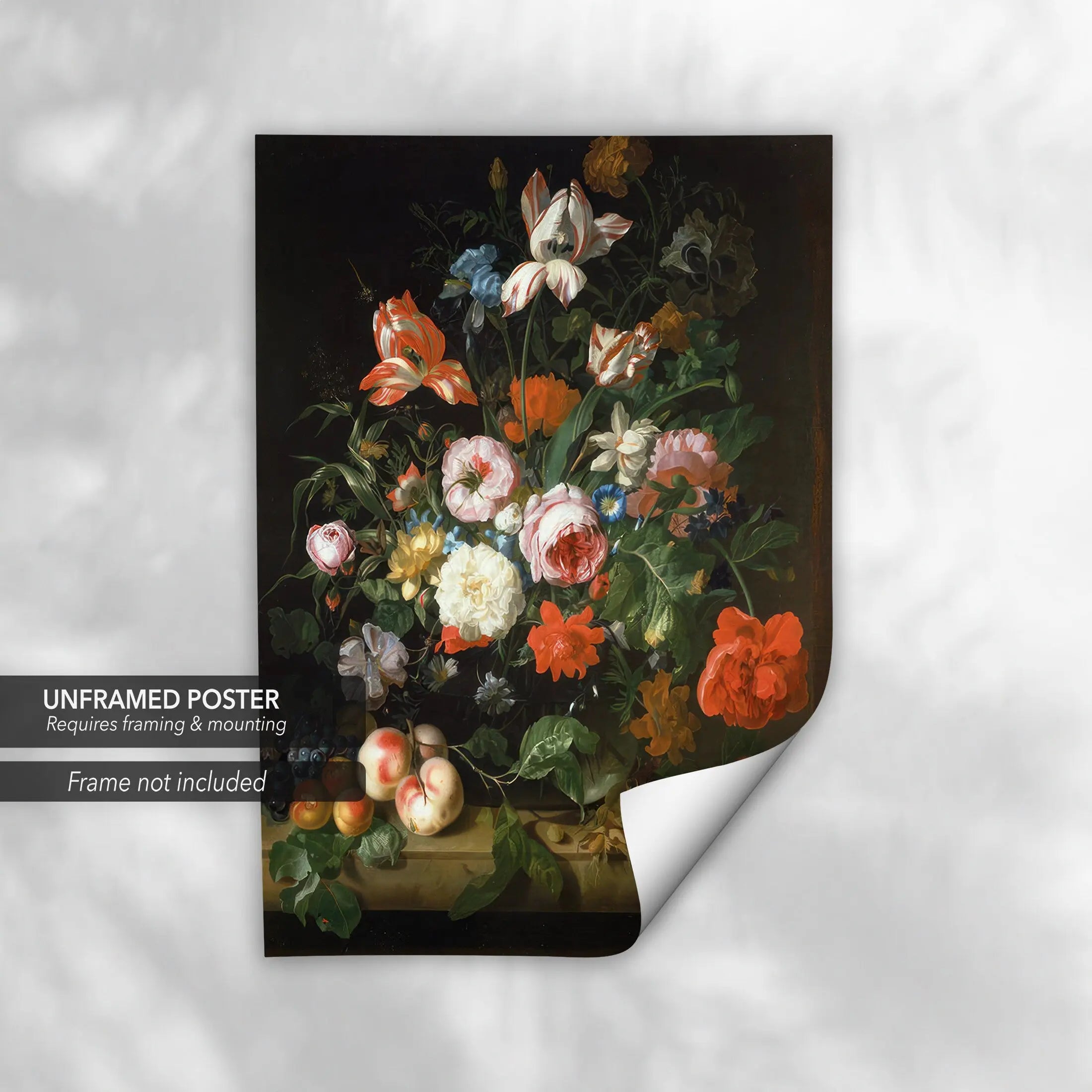 Floral Still Life Botanical Set of 3 Canvas Art | Poster Print Canvastoria