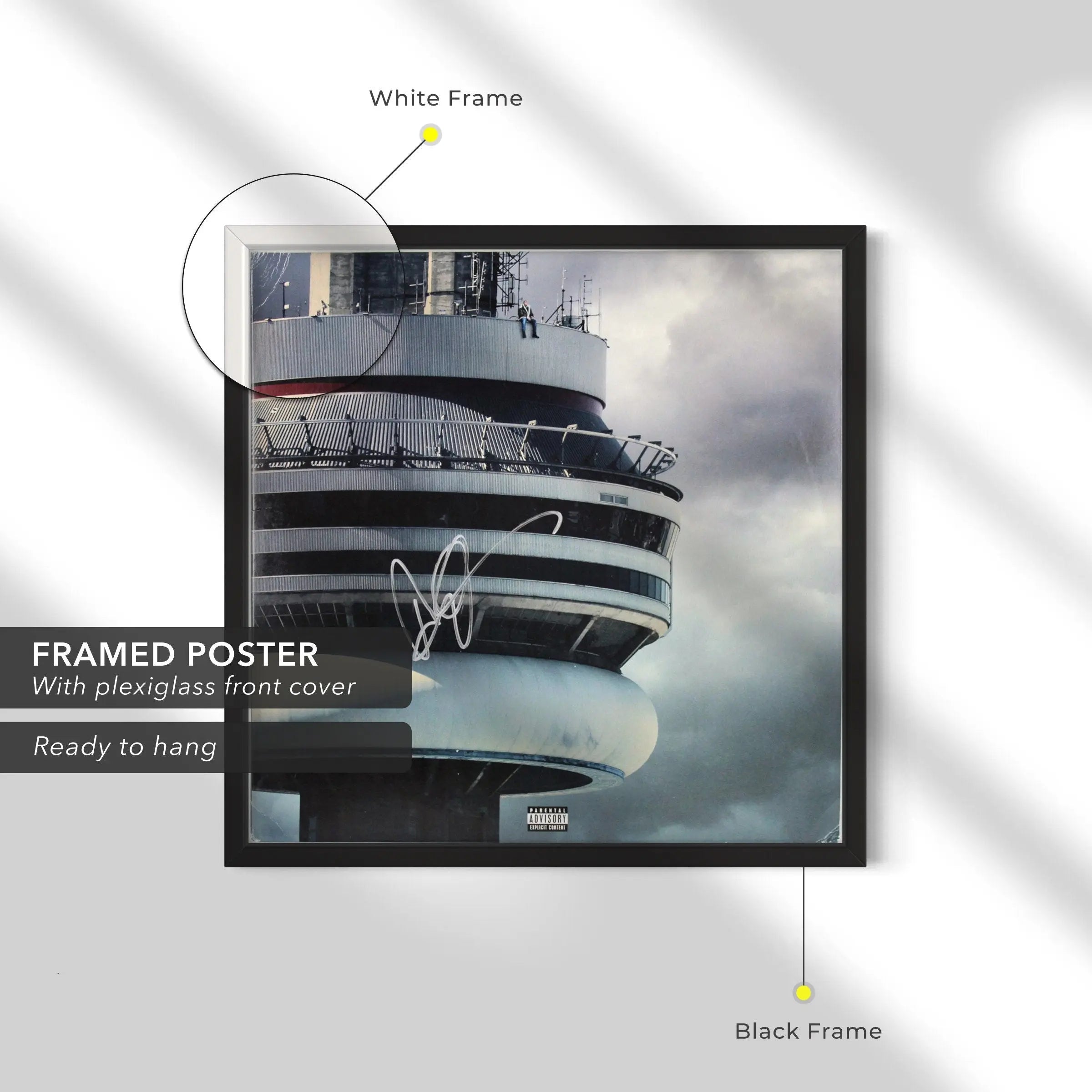Drake Views Album Canvas Art | Poster Print Canvastoria