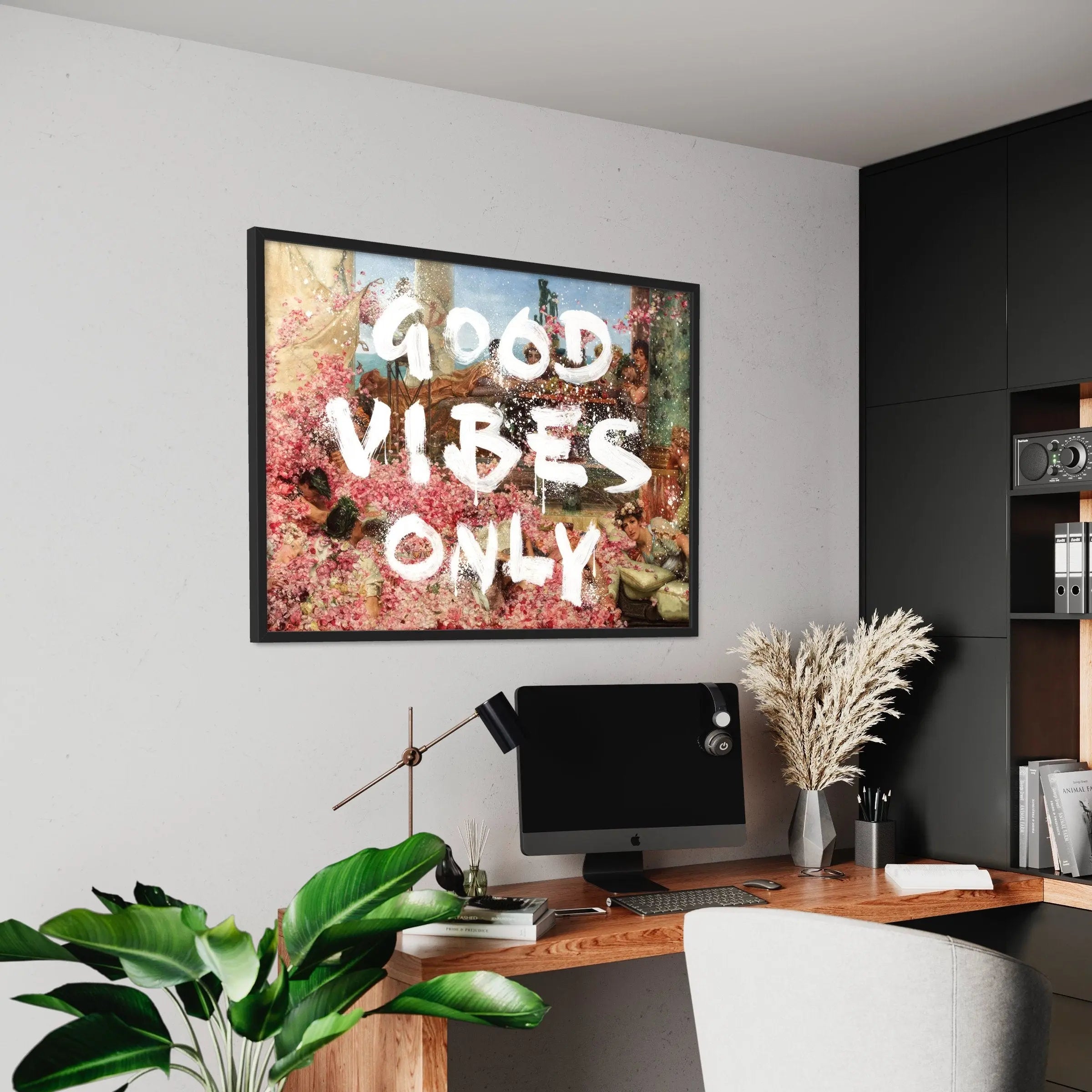 Good Vibes Only - Inspirational Quote Canvas Art | Poster Print Canvastoria