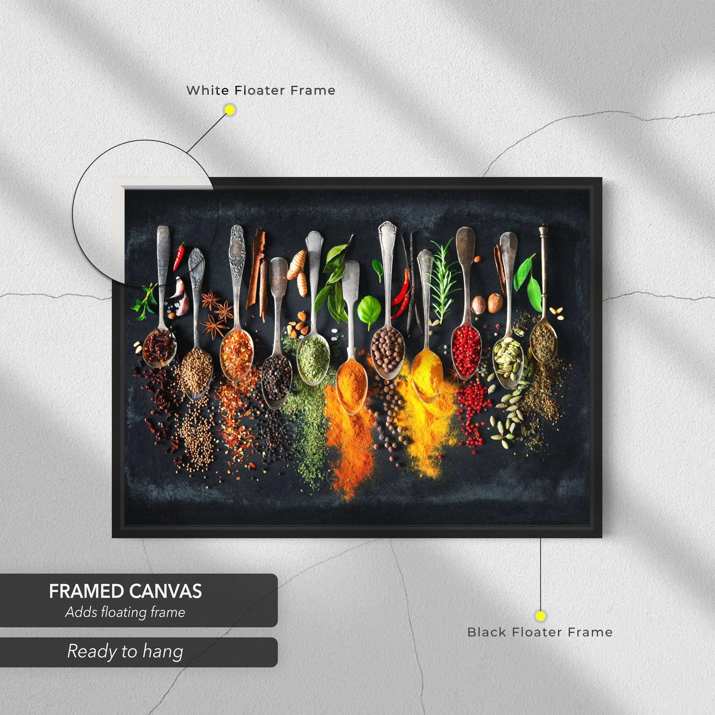 Harmony Spoons n’ Spices Canvas Art | Poster Print Canvastoria