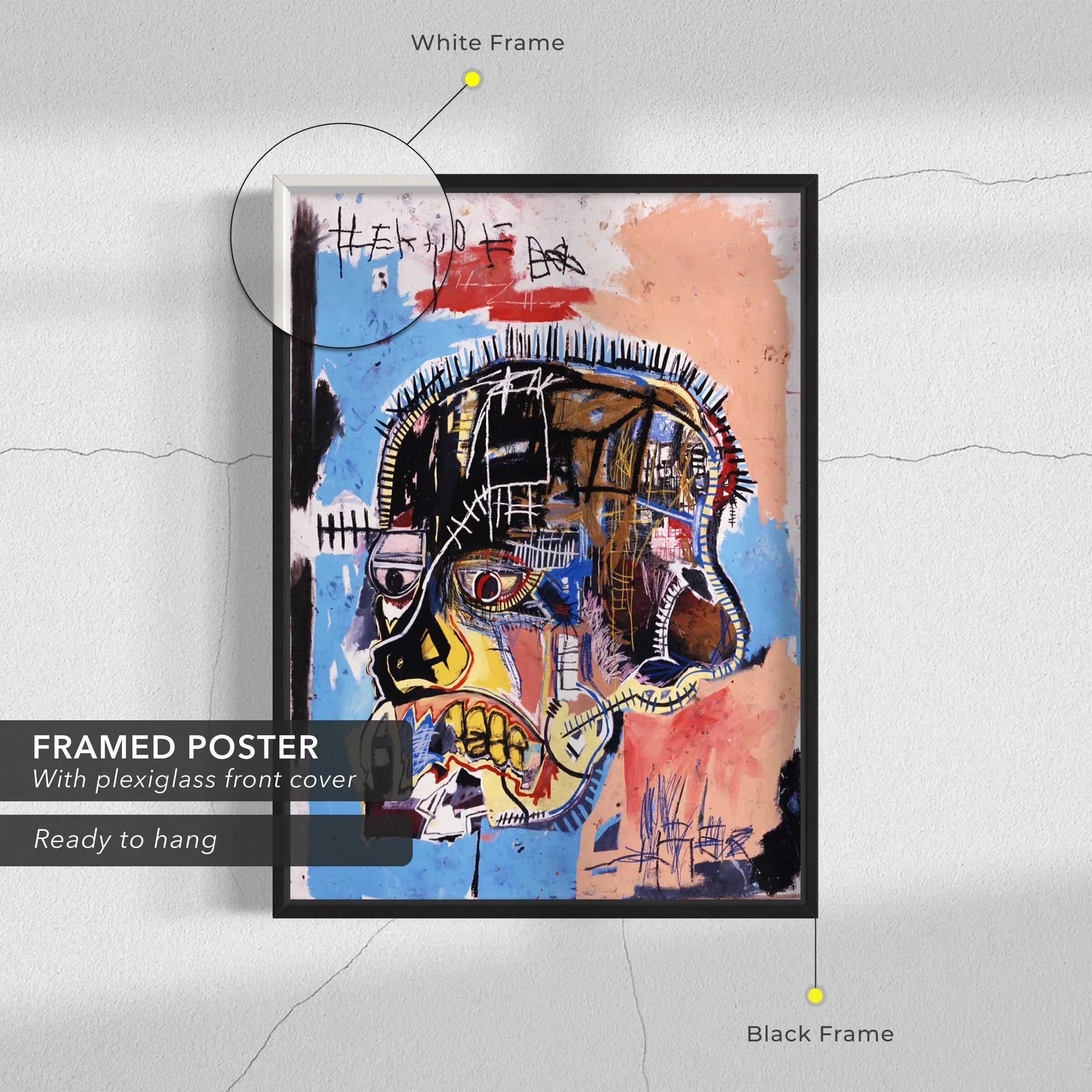 Basquiat Brilliance: Untitled 1981 Canvas Art | Poster Print Canvastoria