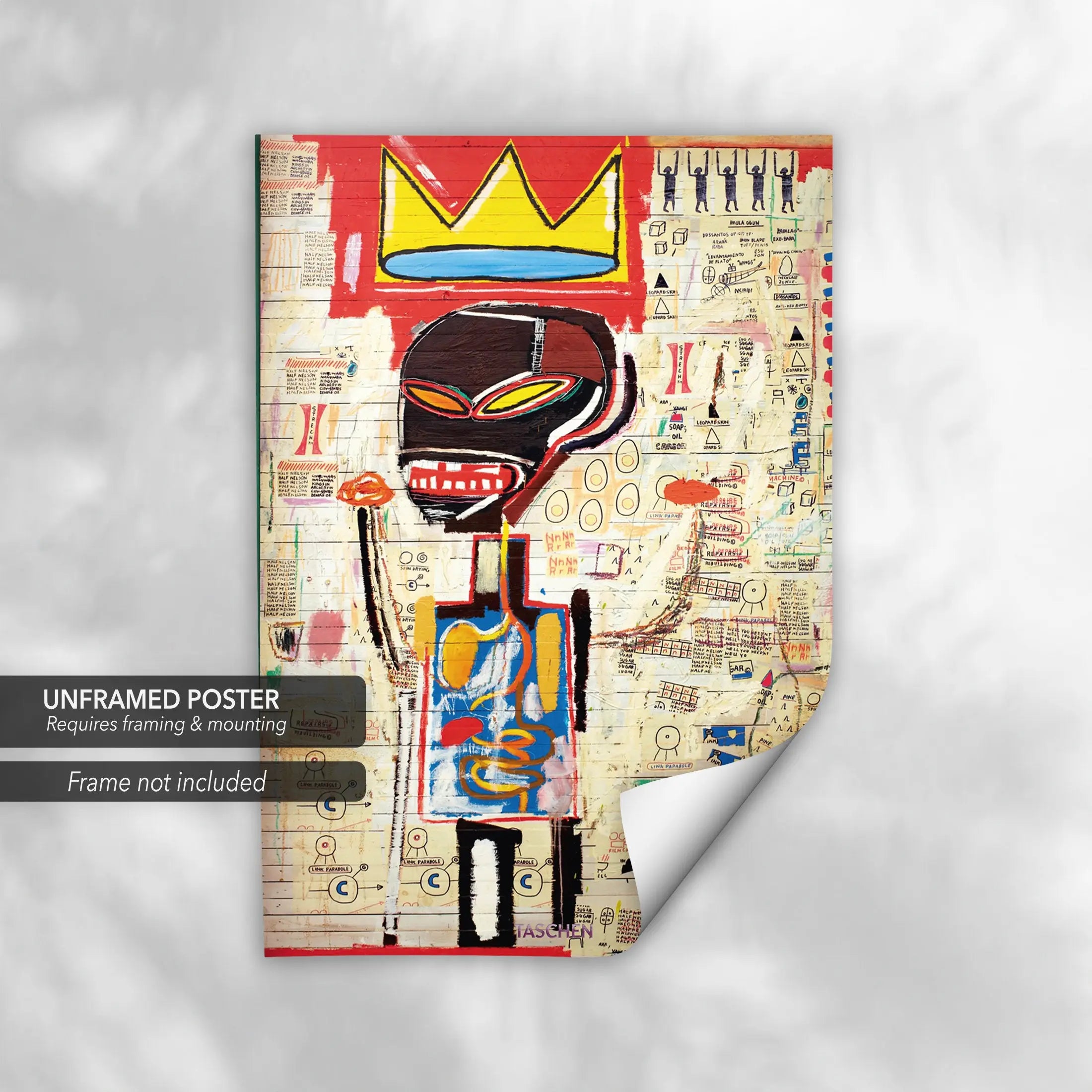 Basquiat 40th Edition Canvas Art | Poster Print Canvastoria