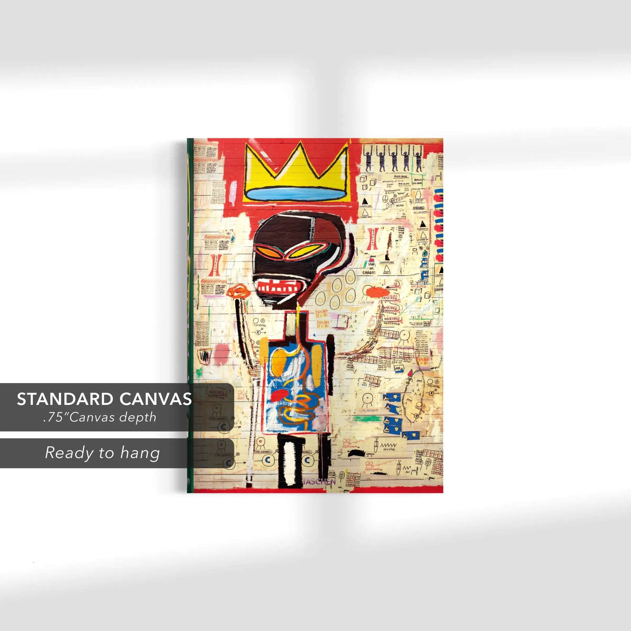 Basquiat 40th Edition Canvas Art | Poster Print Canvastoria