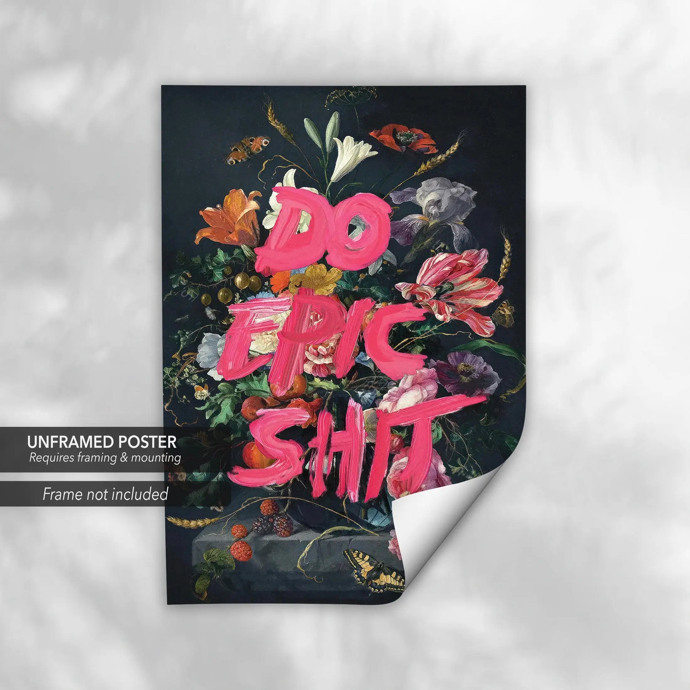 Do Epic Shit Motivational Quote Canvas Art | Poster Print Canvastoria