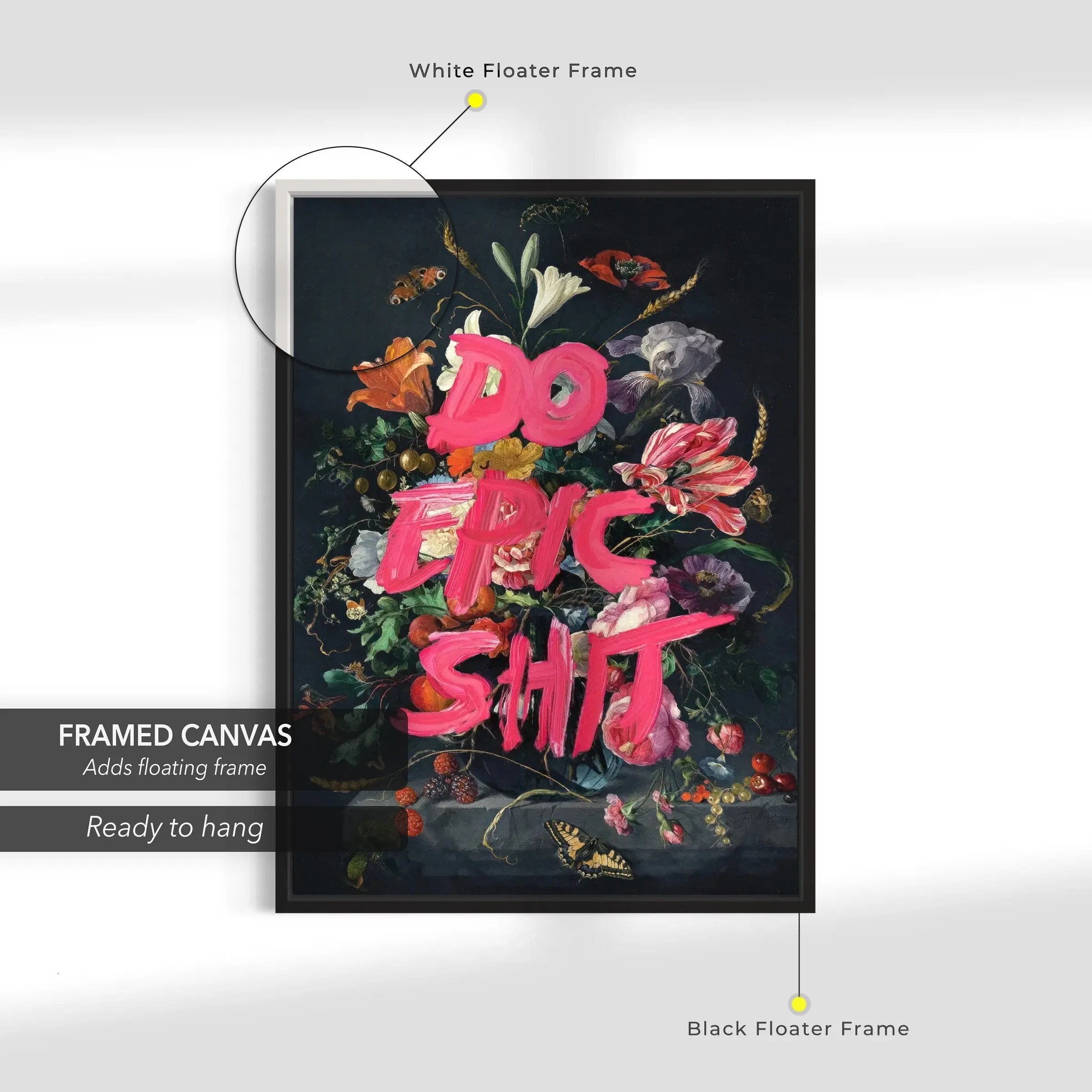 Do Epic Shit Motivational Quote Canvas Art | Poster Print Canvastoria