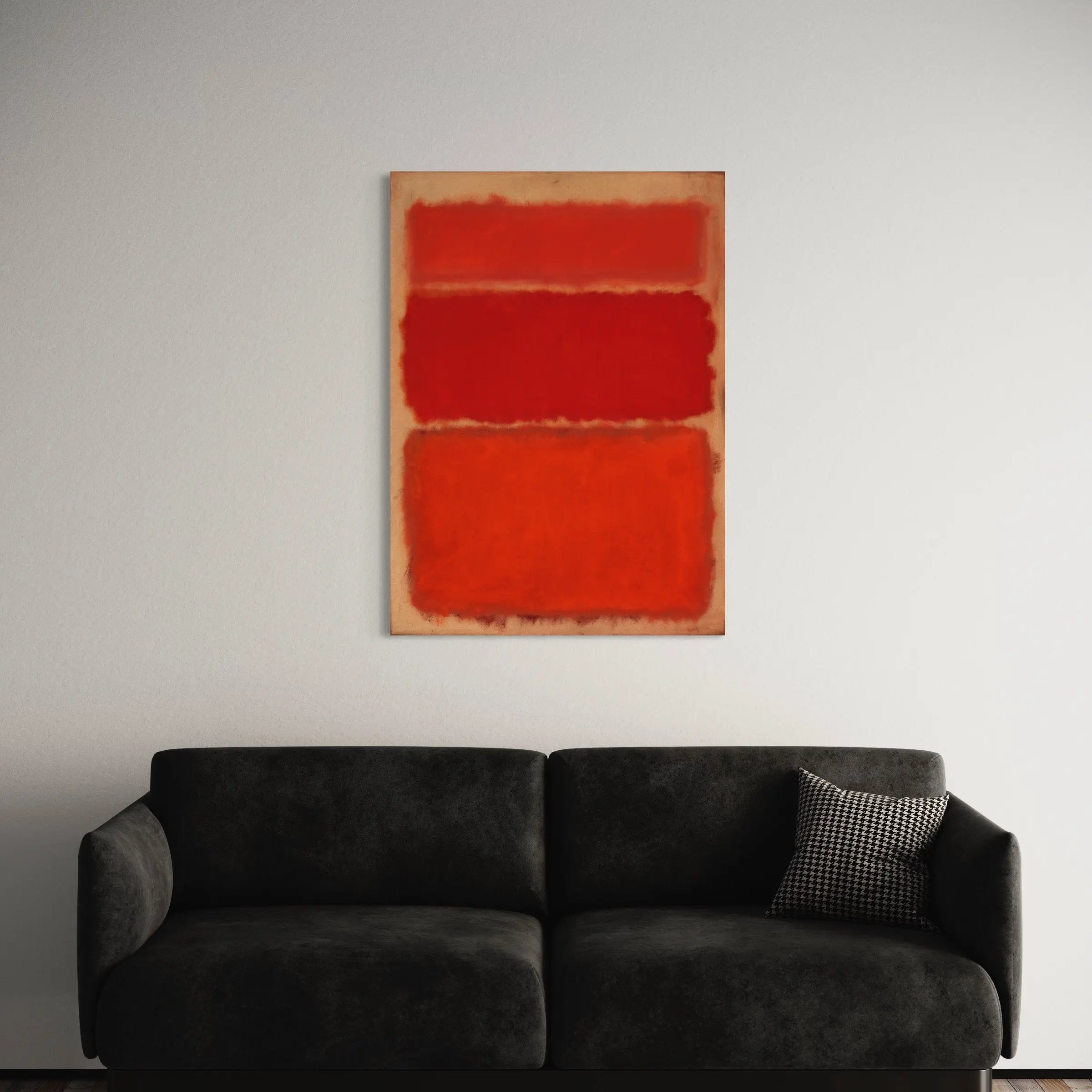 Mark Rothko (1903-1970) Untitled (Shades of Red) Canvas Art | Poster Print Canvastoria