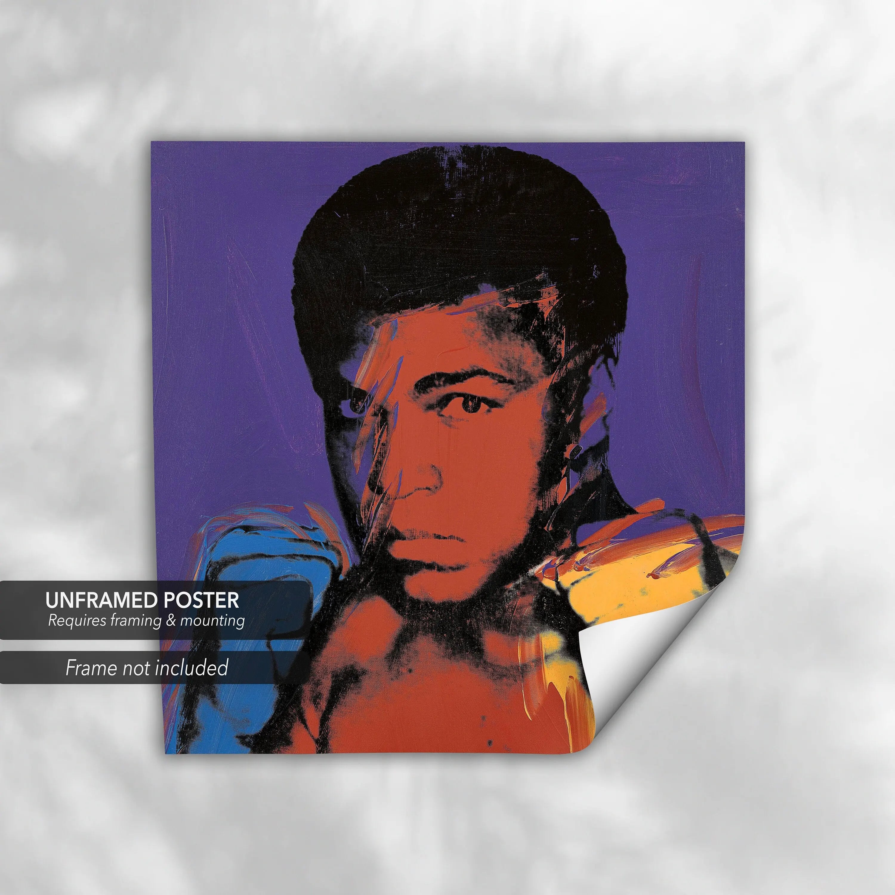 Muhammad Ali by Andy Warhol (1928-1987) Canvas Art | Poster Print Canvastoria