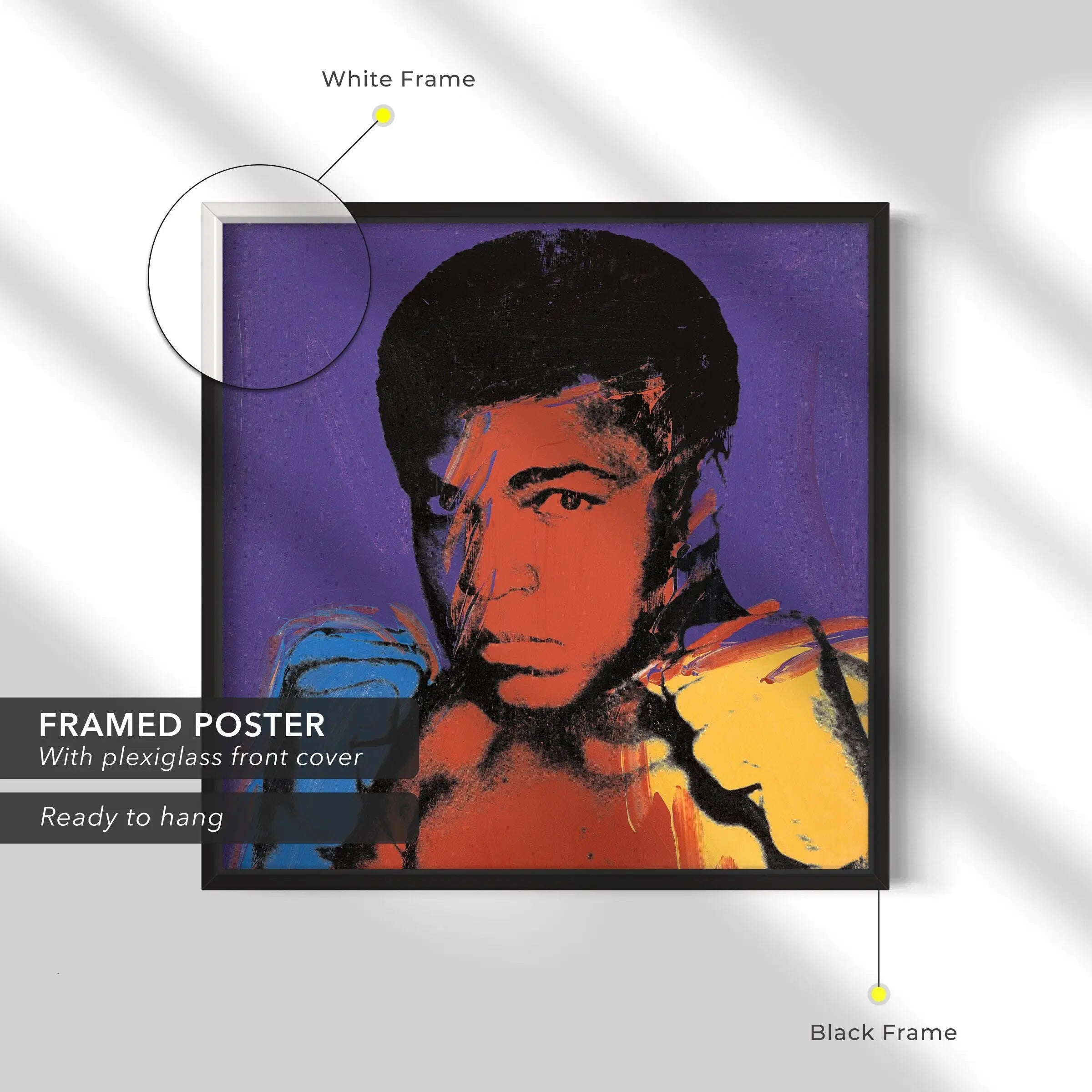 Muhammad Ali by Andy Warhol (1928-1987) Canvas Art | Poster Print Canvastoria