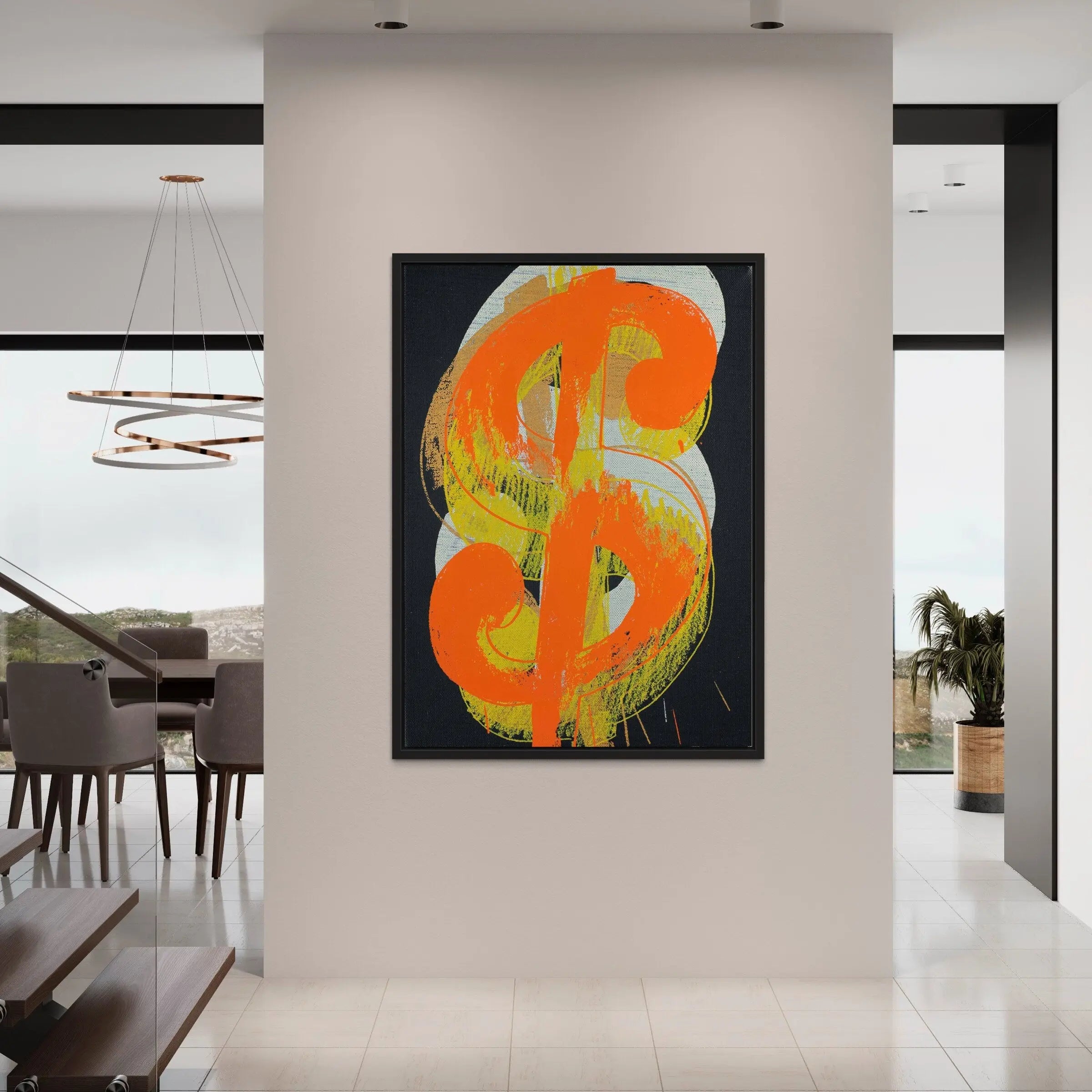 Andy Warhol Dollar Sign, 1981: Canvas Art | Poster Print Canvastoria