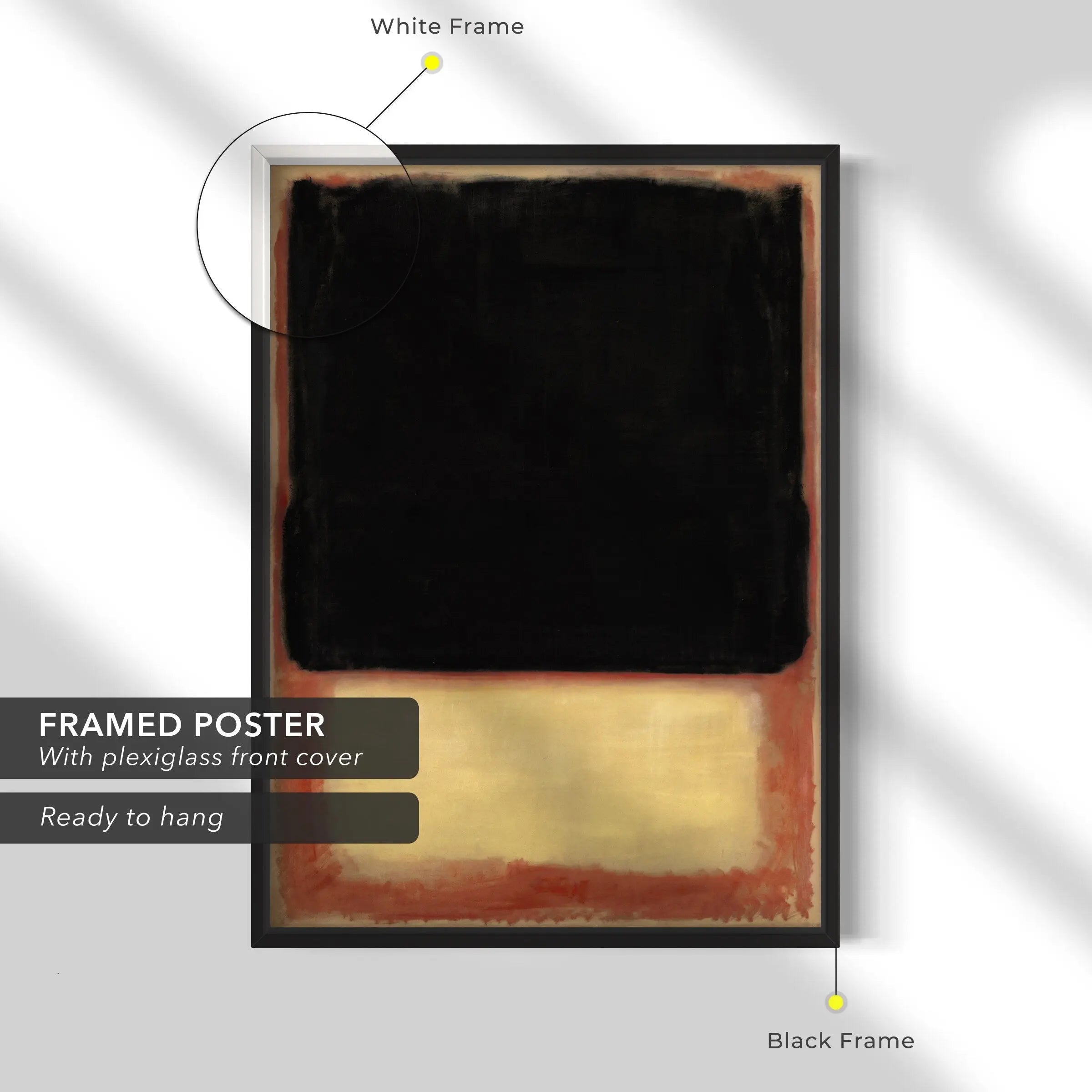 Mark Rothko No. 7 (Dark Over Light), 1954 Canvas Art | Poster Print Canvastoria