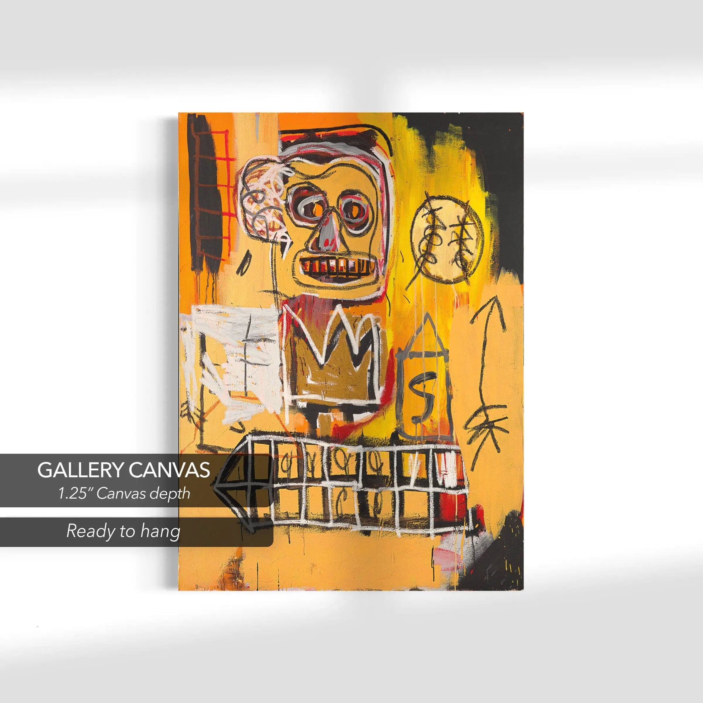 Jean-Michel Basquiat Untitled (Orange Sports Figure), 1982 Canvas Art | Poster Print Canvastoria