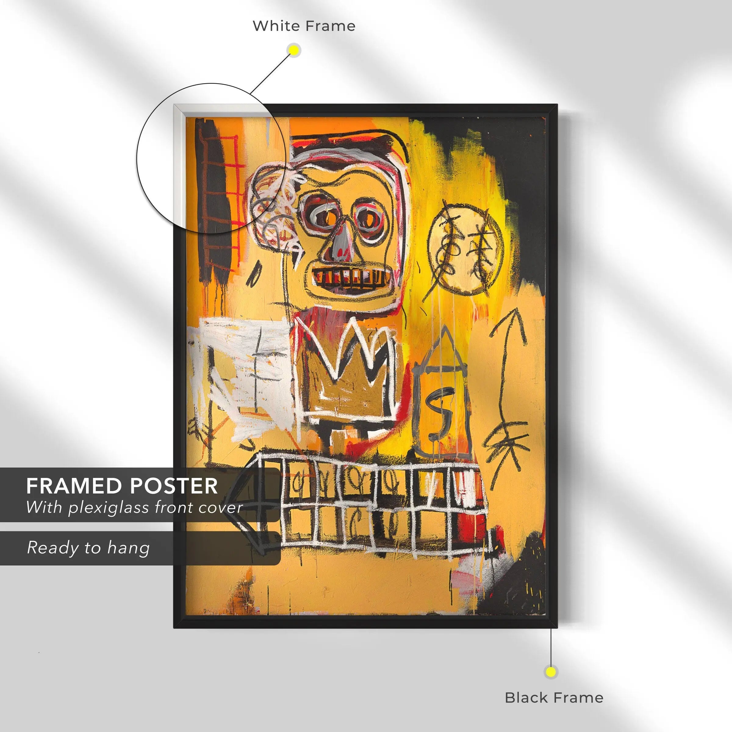 Jean-Michel Basquiat Untitled (Orange Sports Figure), 1982 Canvas Art | Poster Print Canvastoria