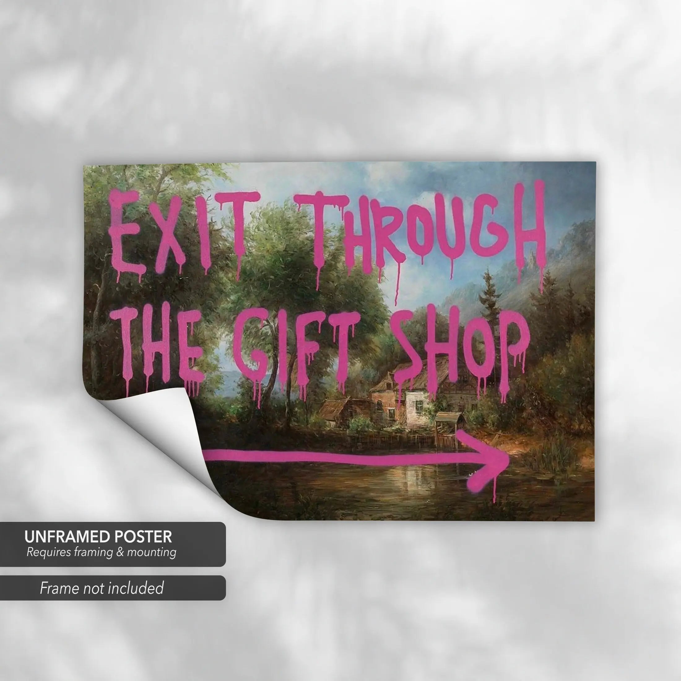 Banksy ‘Exit Through The Gift Shop’ Canvas Art | Poster Print Canvastoria