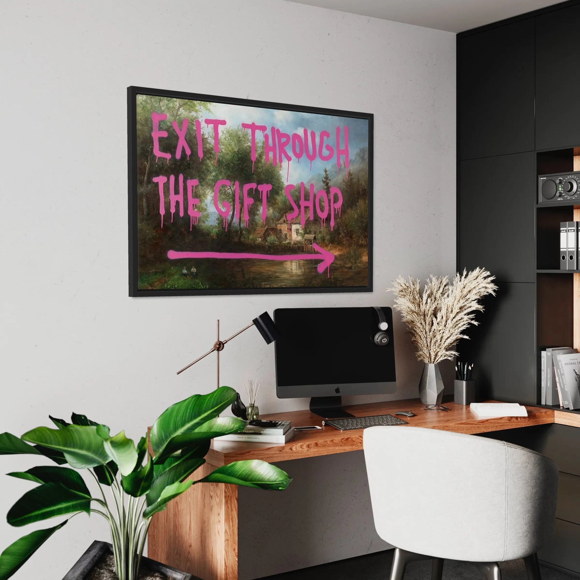 Banksy ‘Exit Through The Gift Shop’ Canvas Art | Poster Print Canvastoria