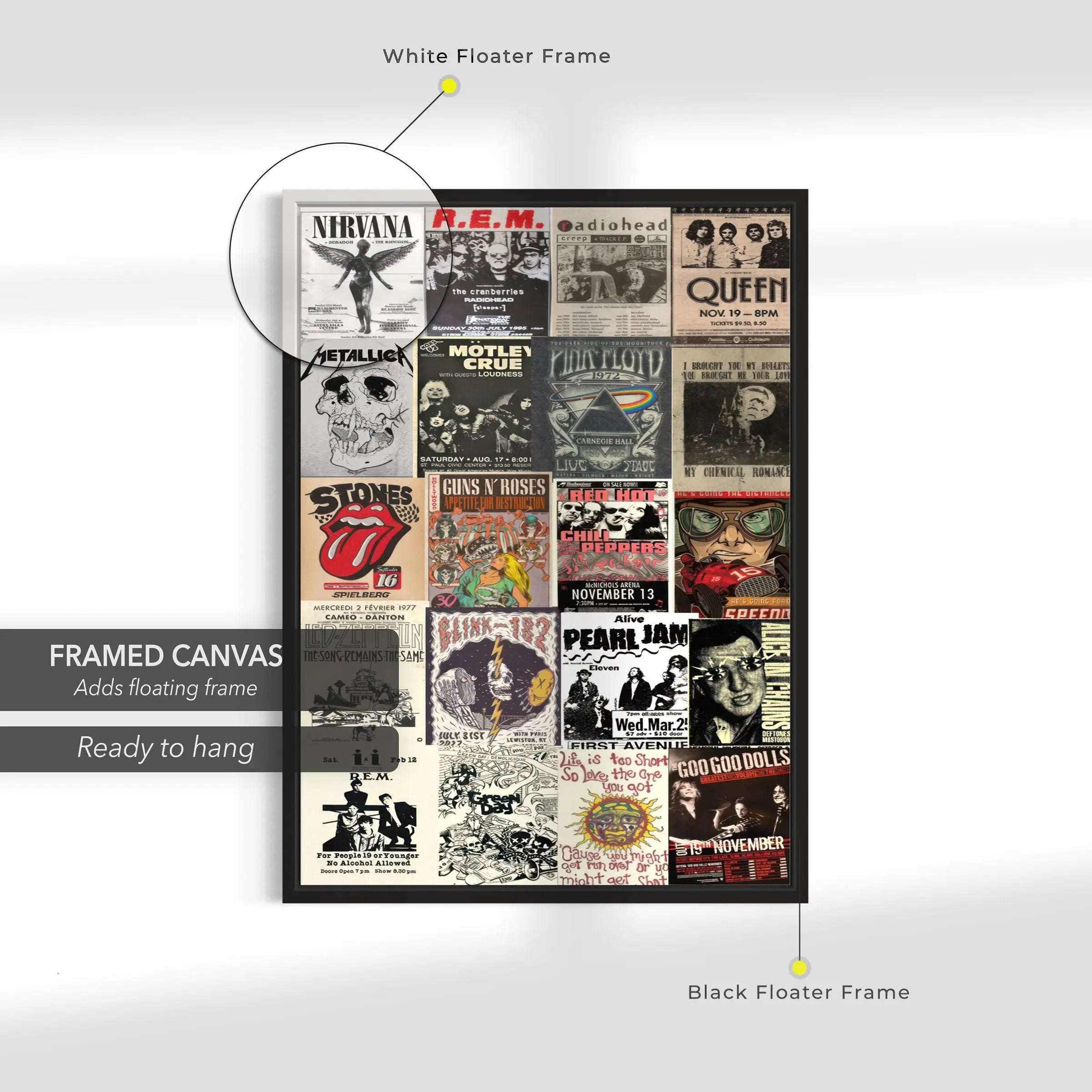 Rock 'n' Roll Legends Canvas Art | Poster Print Canvastoria