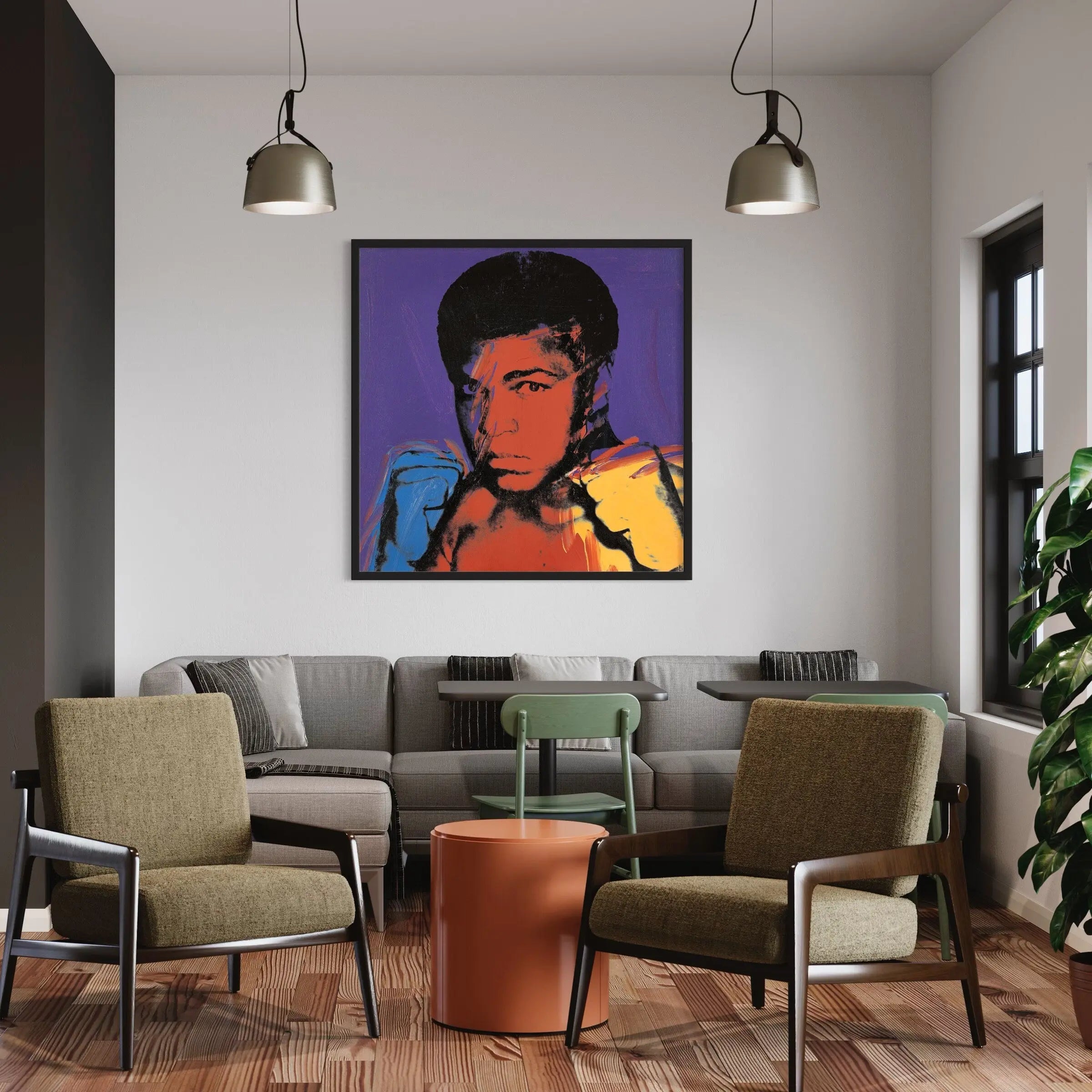 Muhammad Ali by Andy Warhol (1928-1987) Canvas Art | Poster Print Canvastoria