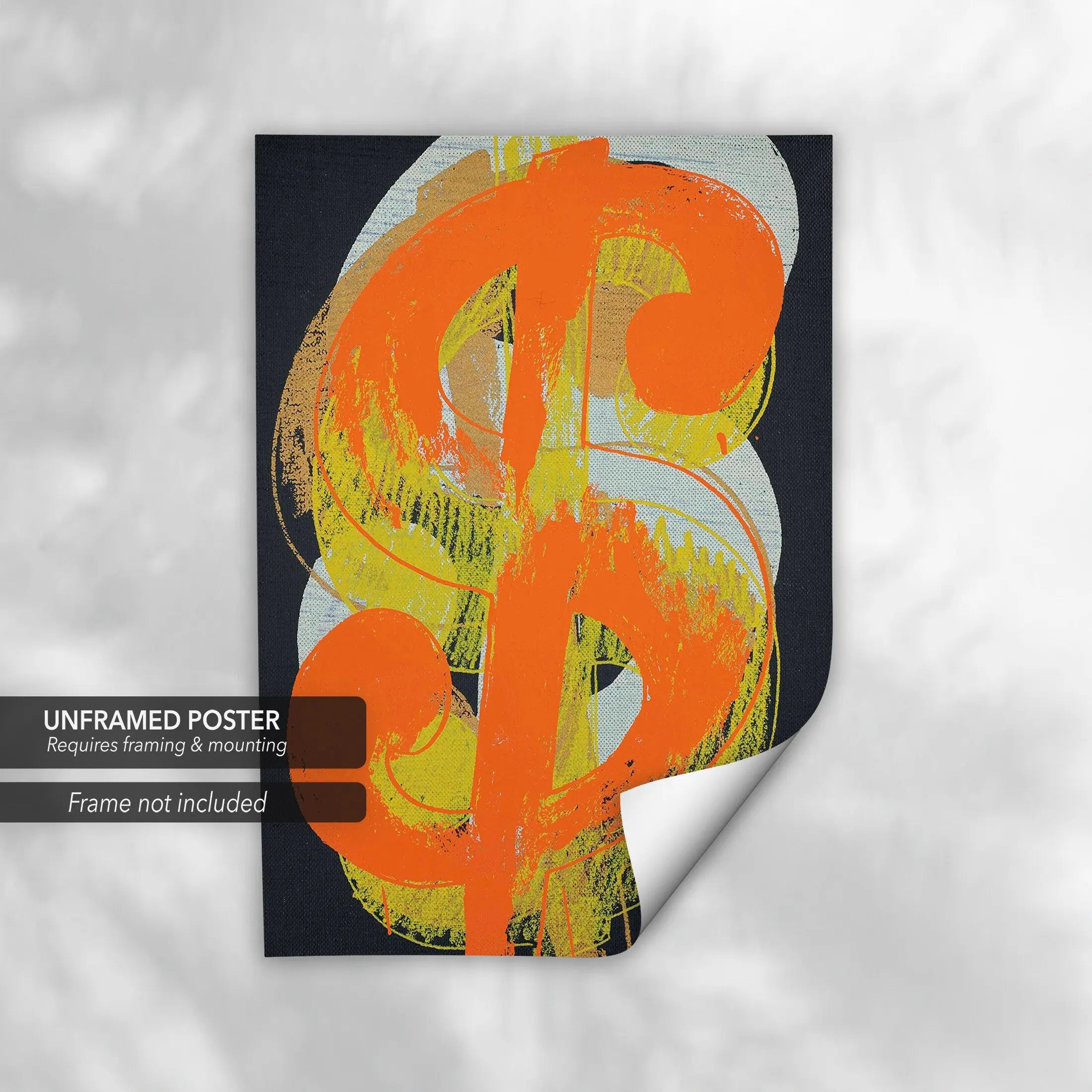Andy Warhol Dollar Sign, 1981: Canvas Art | Poster Print Canvastoria