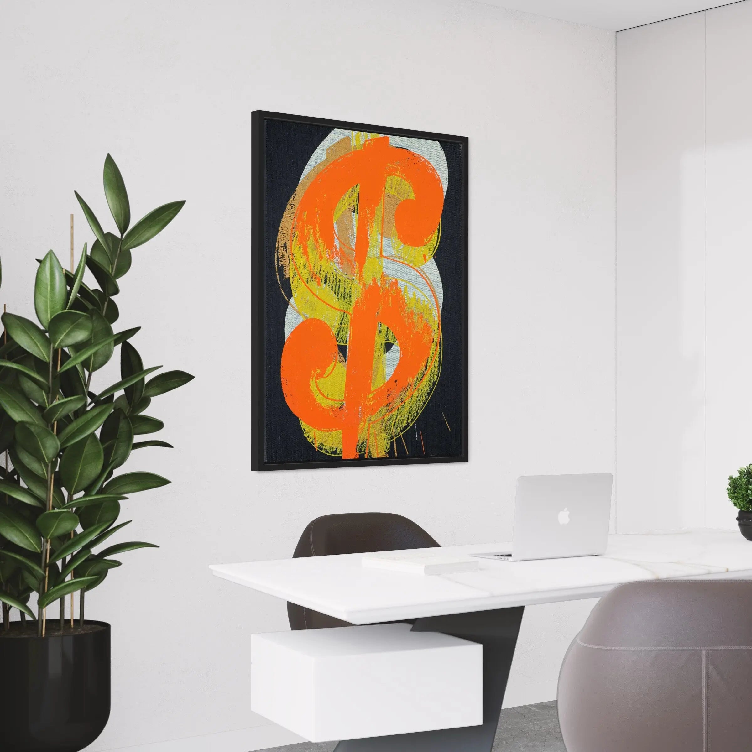 Andy Warhol Dollar Sign, 1981: Canvas Art | Poster Print Canvastoria