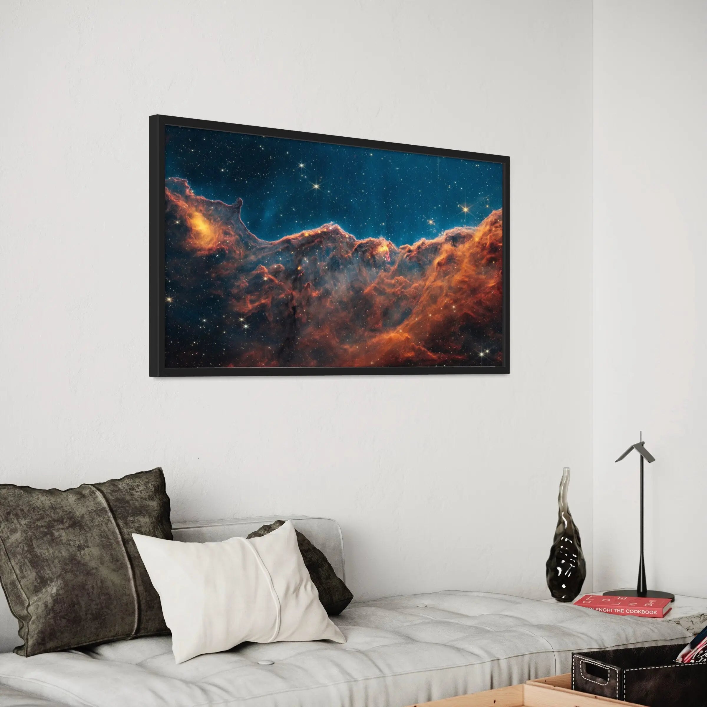 James Webb's View of the ‘Cosmic Cliffs’ Carina Nebula Canvas Art | Poster Print Canvastoria