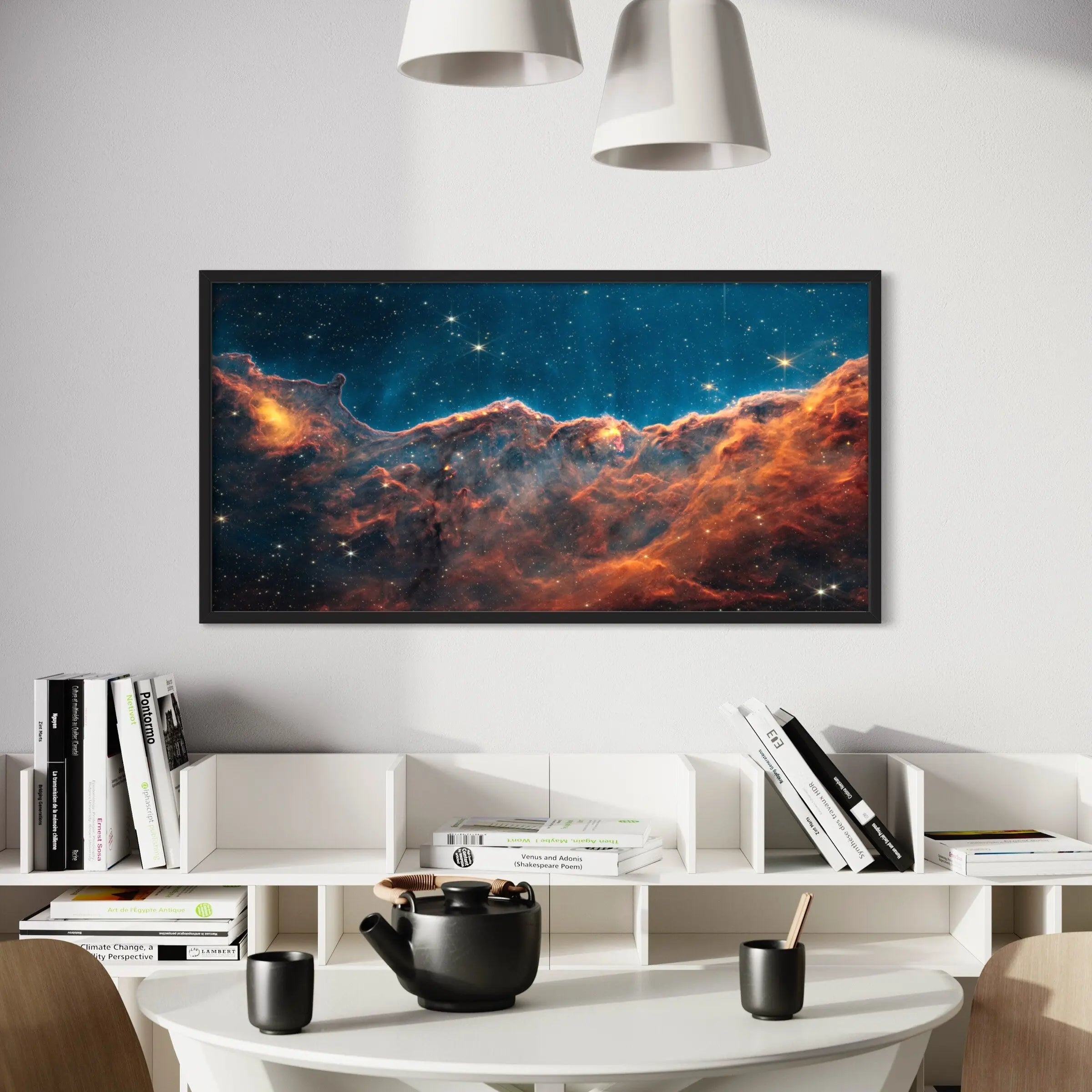 James Webb's View of the ‘Cosmic Cliffs’ Carina Nebula Canvas Art | Poster Print Canvastoria